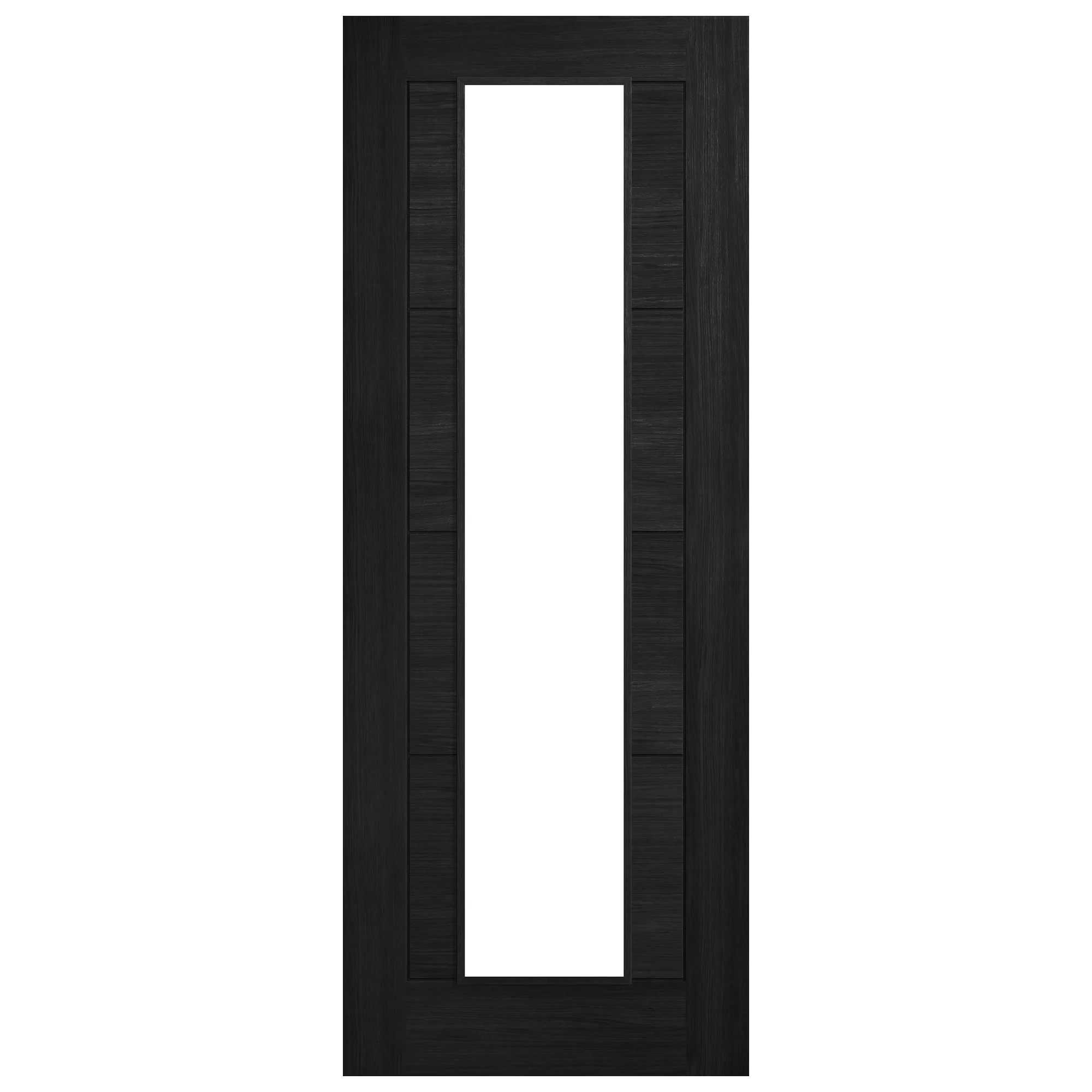 Black Fully Internal Finished Endure Laminate Ladder Clear Glass Door (122002) - Image 3