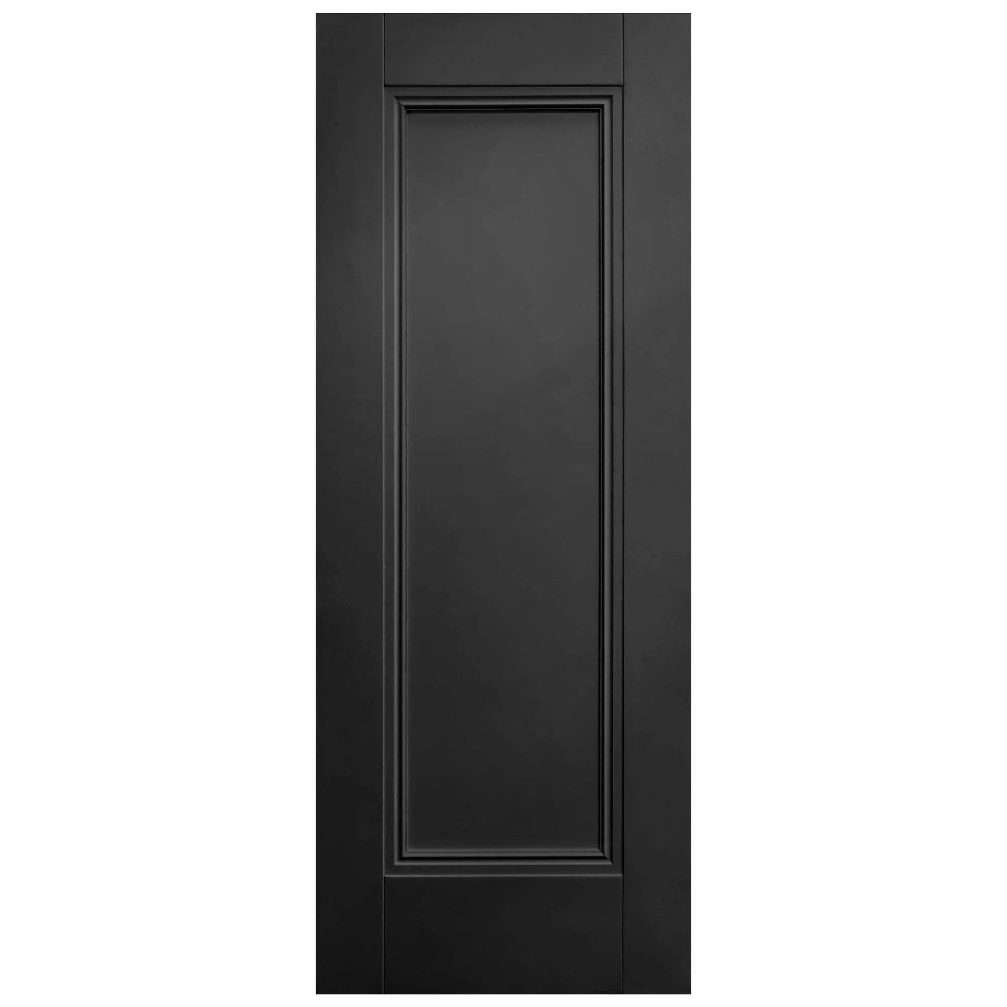 Black Internal Fully Finished Elegance Lancaster 1 Panel FD30 Fire Door (117830) - Image 3