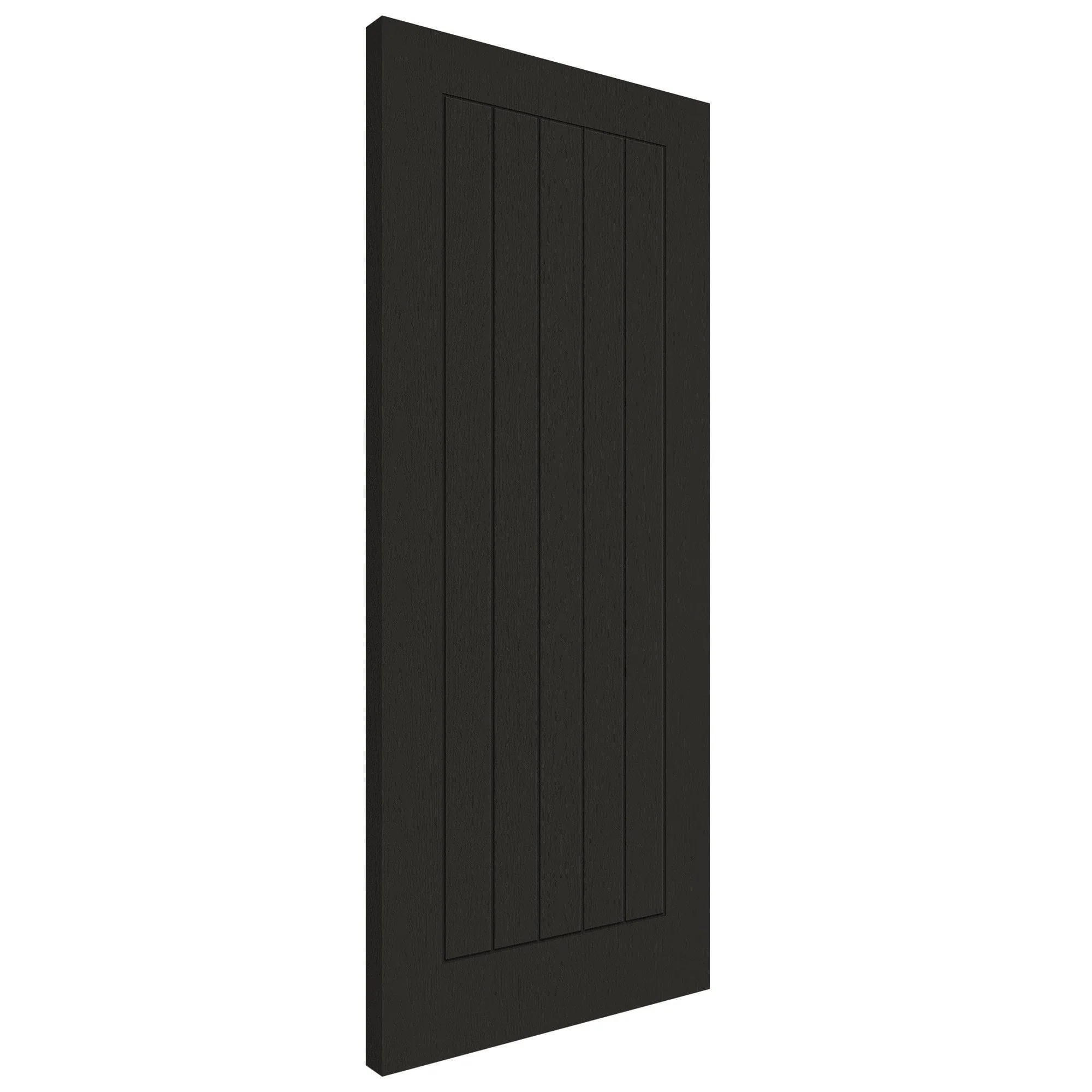 Black Internal Fully Finished Oak Farley Made-to-Measure Door (120489) - Image 2