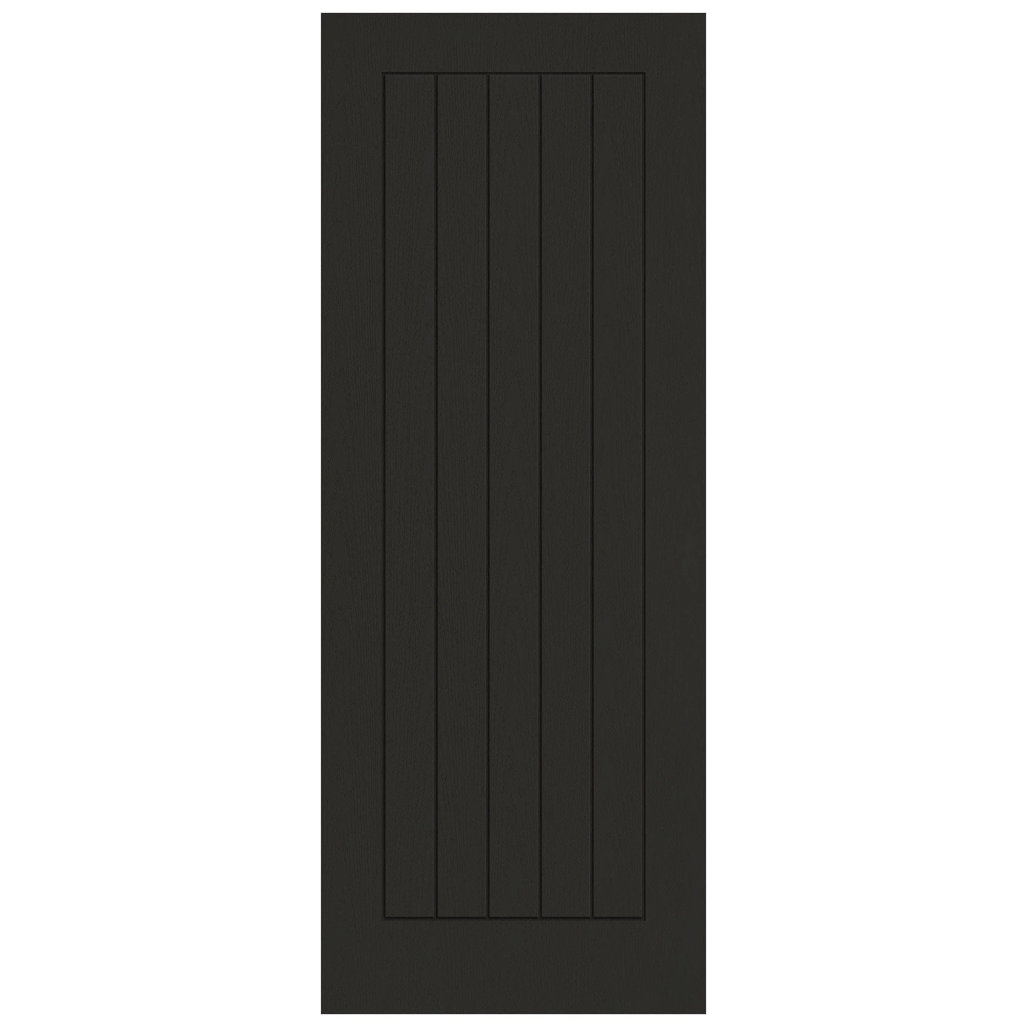 Black Internal Fully Finished Oak Farley Made-to-Measure Door (120489) - Image 3