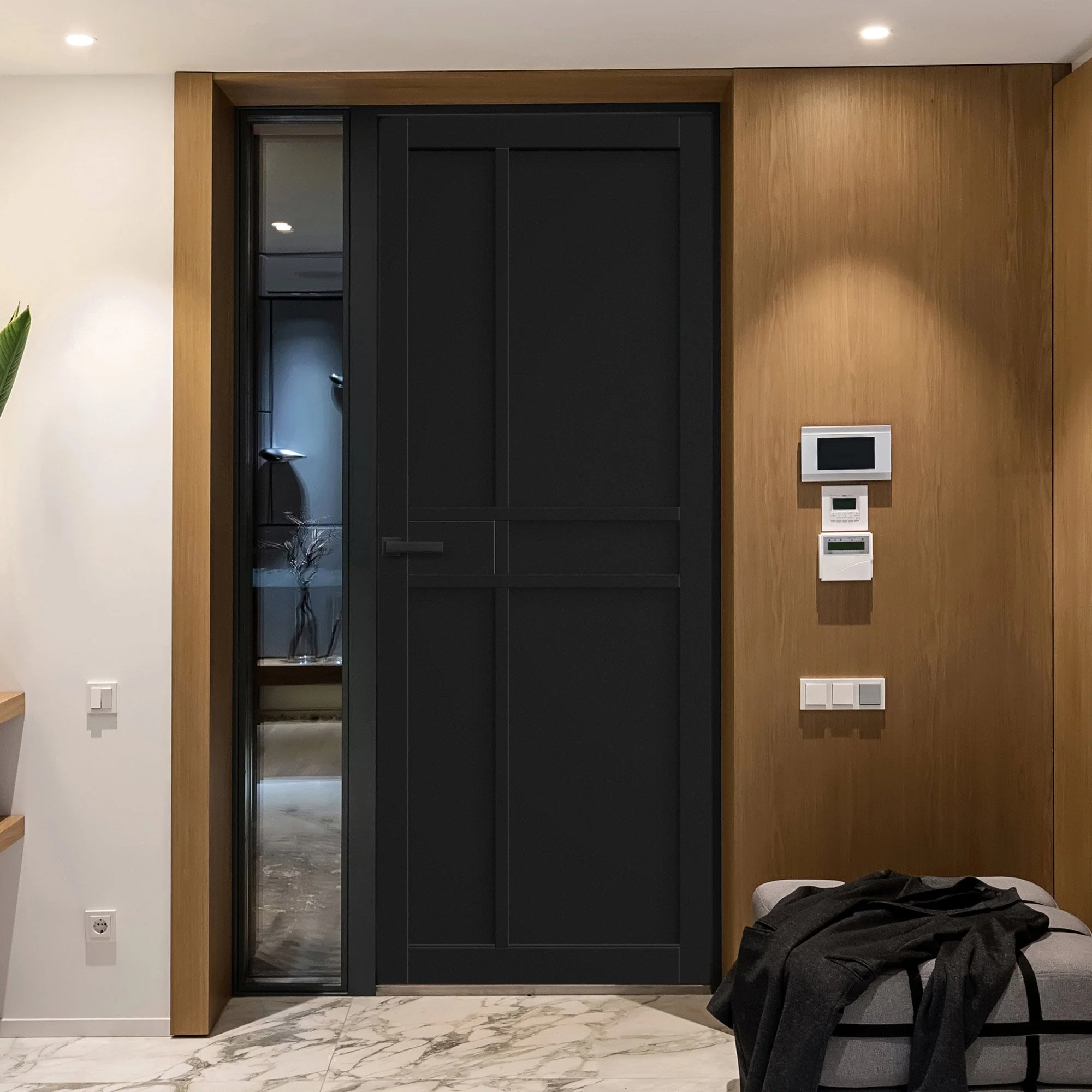 Black Internal Fully Finished Studio 6 Panel Door (121190) - Image 5