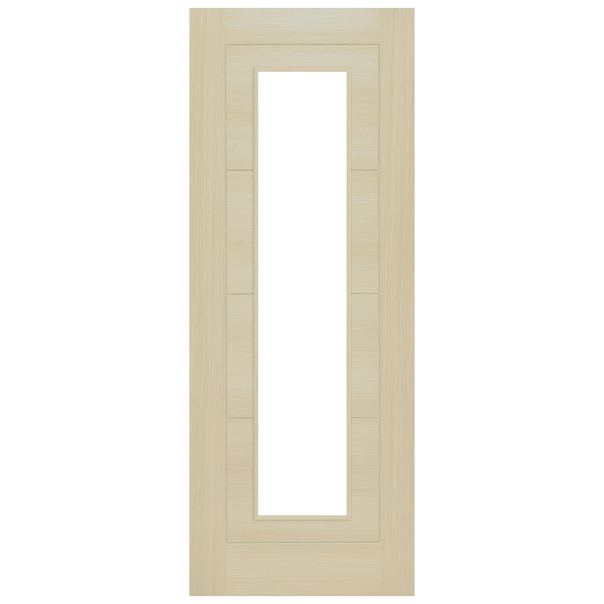 Blonde Oak Internal Fully Finished Endure Laminate Ladder Clear Glass Door (121993) - Image 3