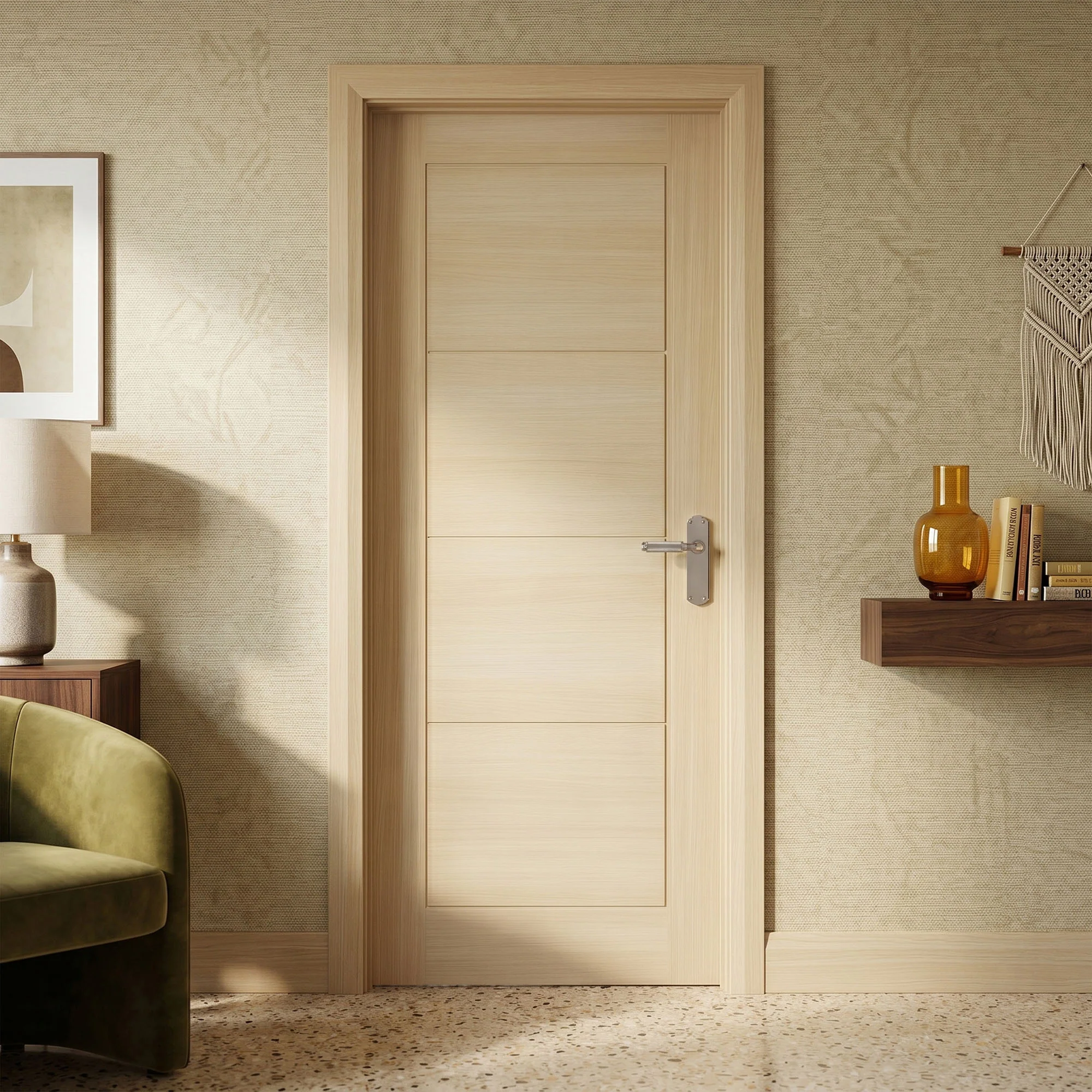 Blonde Oak Internal Fully Finished Endure Laminate Ladder Door (121991)