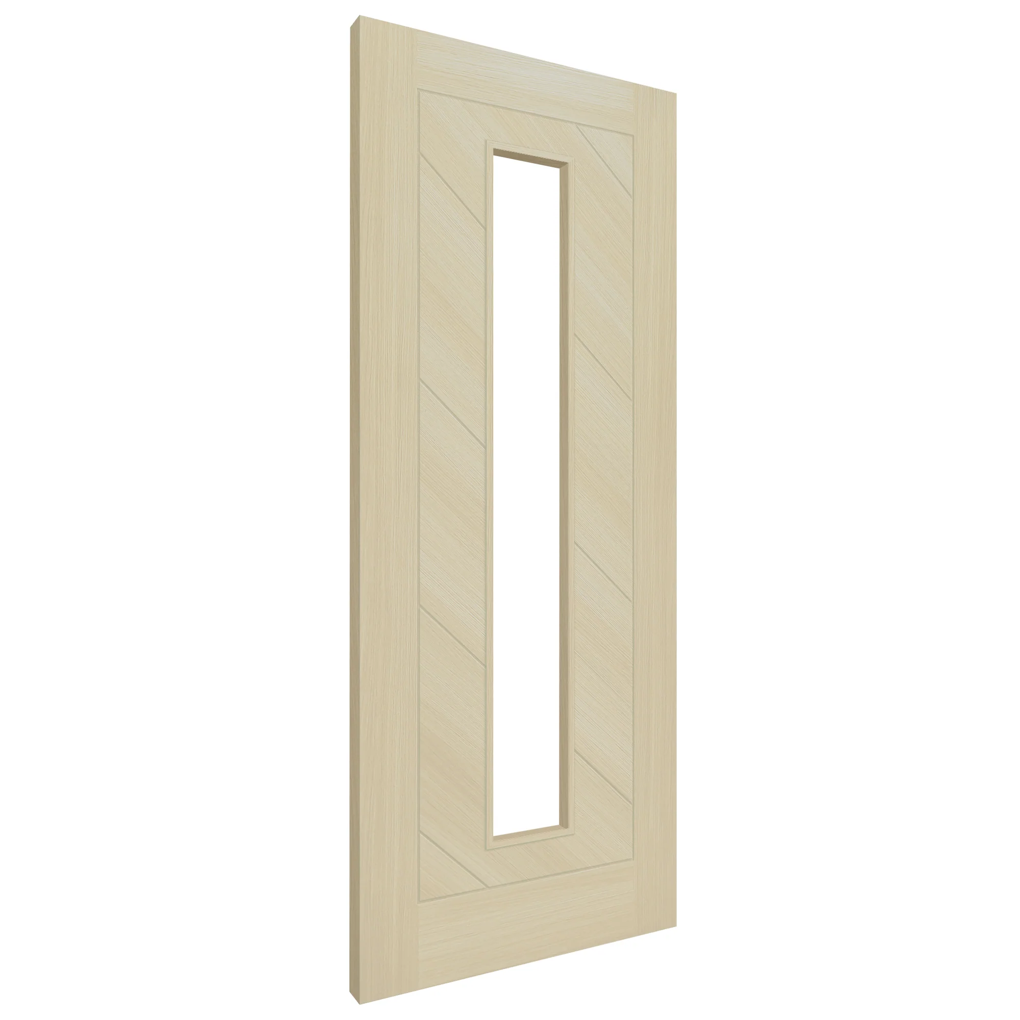 Blonde Oak Internal Fully Finished Endure Laminate Stockholm Clear Glass Door (122005) - Image 2
