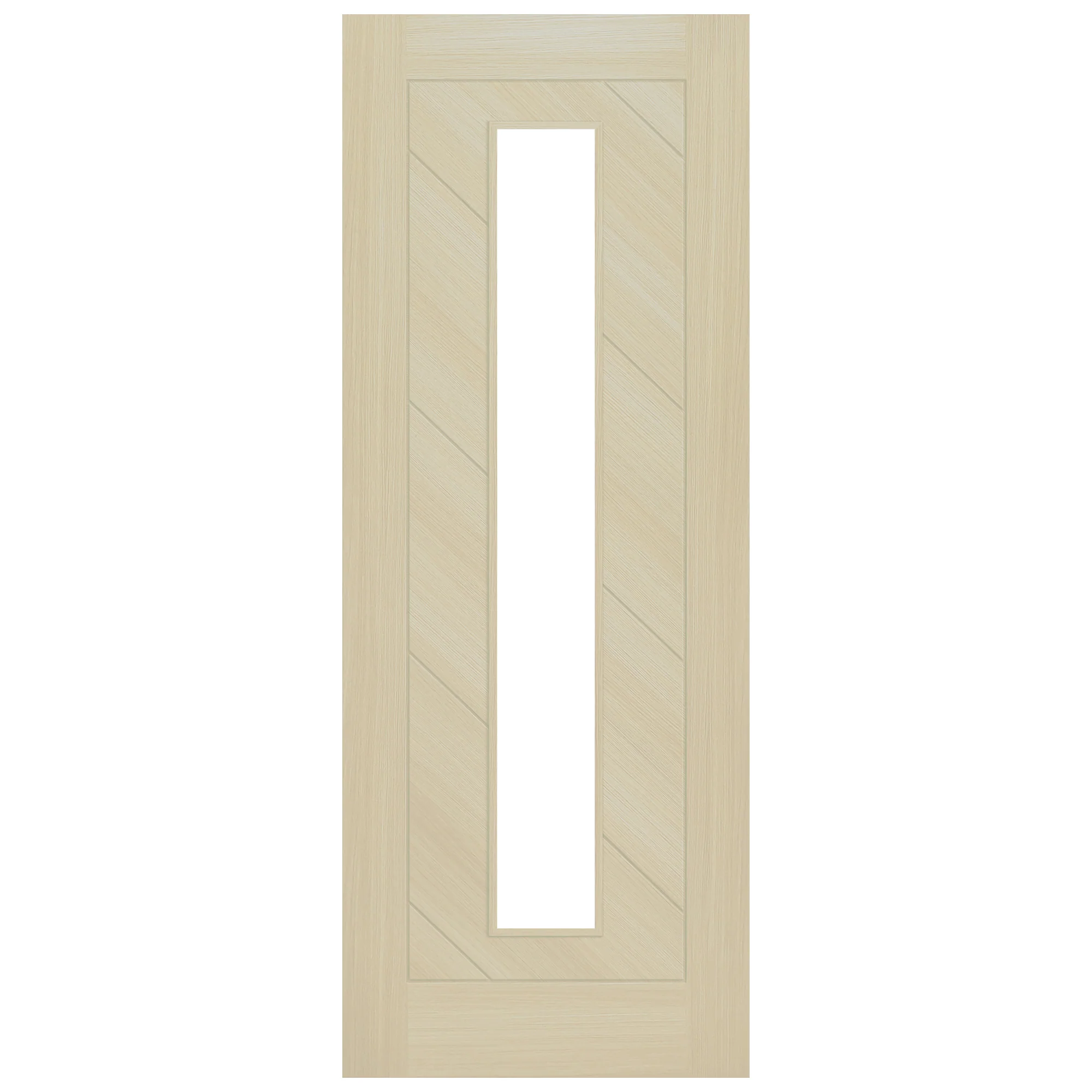 Blonde Oak Internal Fully Finished Endure Laminate Stockholm Clear Glass Door (122005) - Image 3