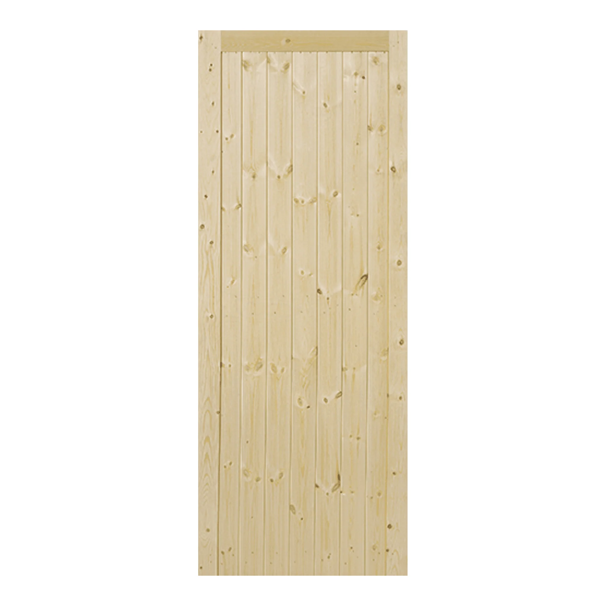 External Solid Pine Unfinished Framed, Ledged and Braced Gate (LOLFLB) - Image 4