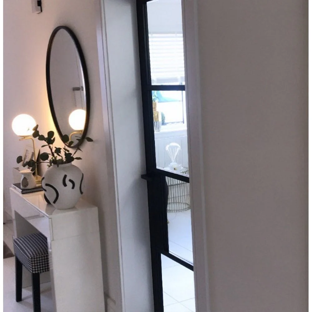Graphite Black Internal Fully Finished Industrial Studio 4 Light Clear Glass Door (105833) - Image 6