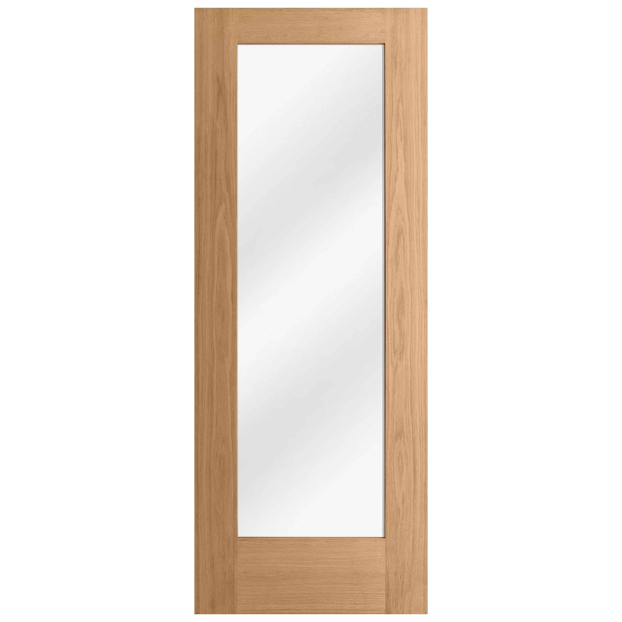 Oak Internal Fully Finished Pattern 10 1 Light Clear Glass Door (51827) - Image 3