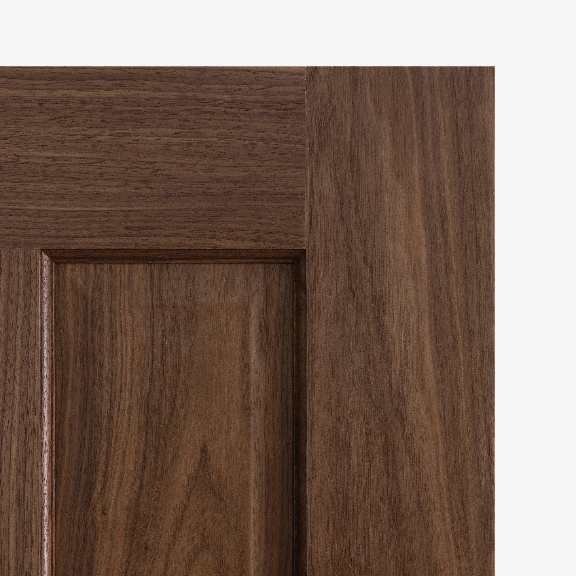 Internal Walnut Fully Finished 4 Panel Victorian FD30 Fire Door - Image 4