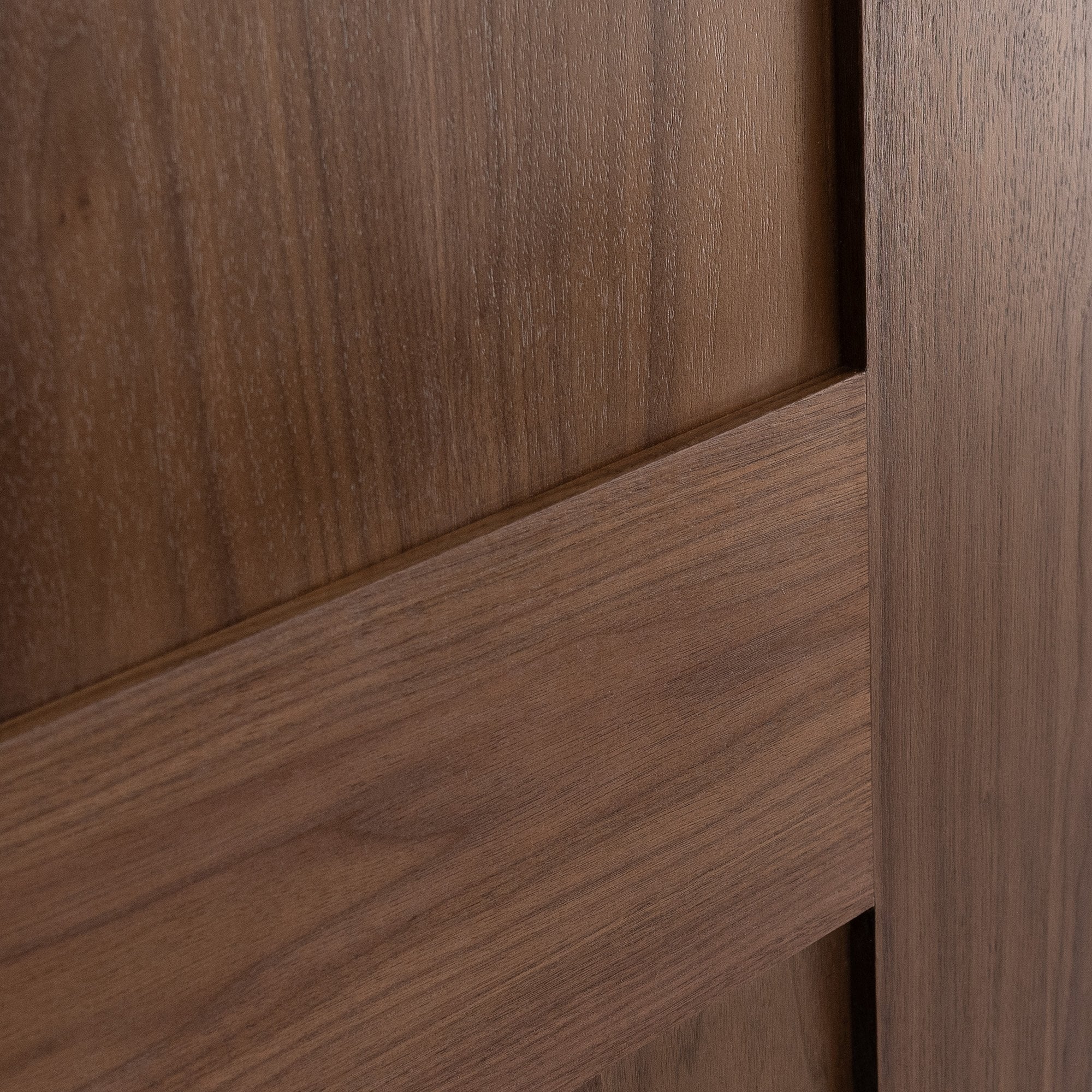 Internal Walnut Fully Finished DX FD30 Fire Door - Image 6