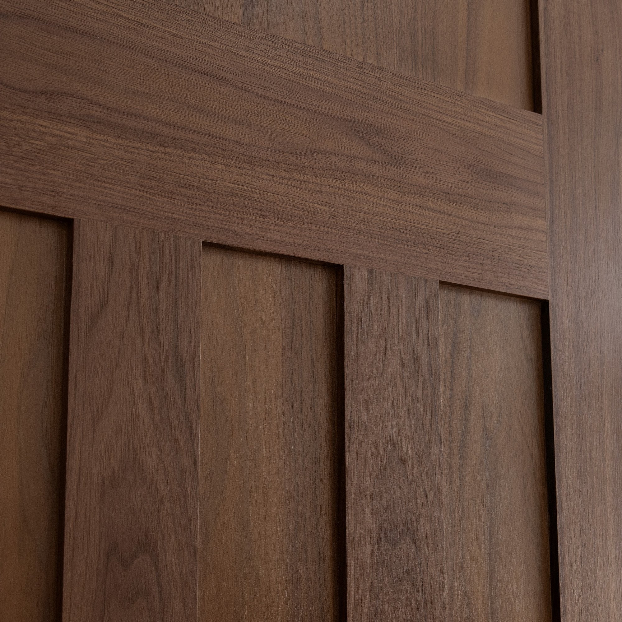 Internal Walnut Fully Finished DX FD30 Fire Door - Image 7