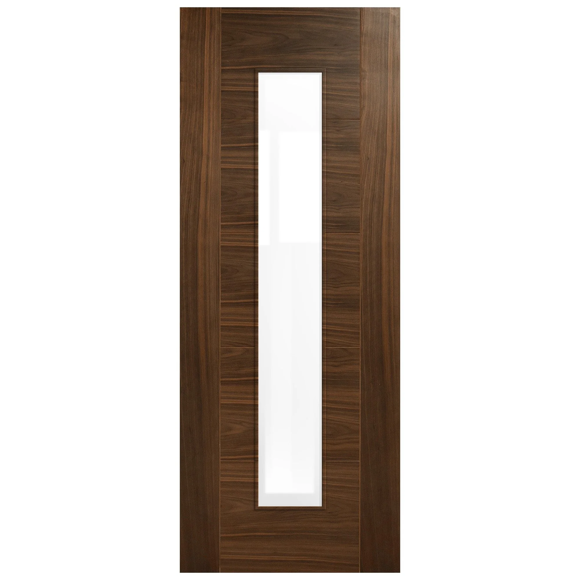 Internal Walnut Fully Finished Milano 1 Light Clear Glass Door - Image 3