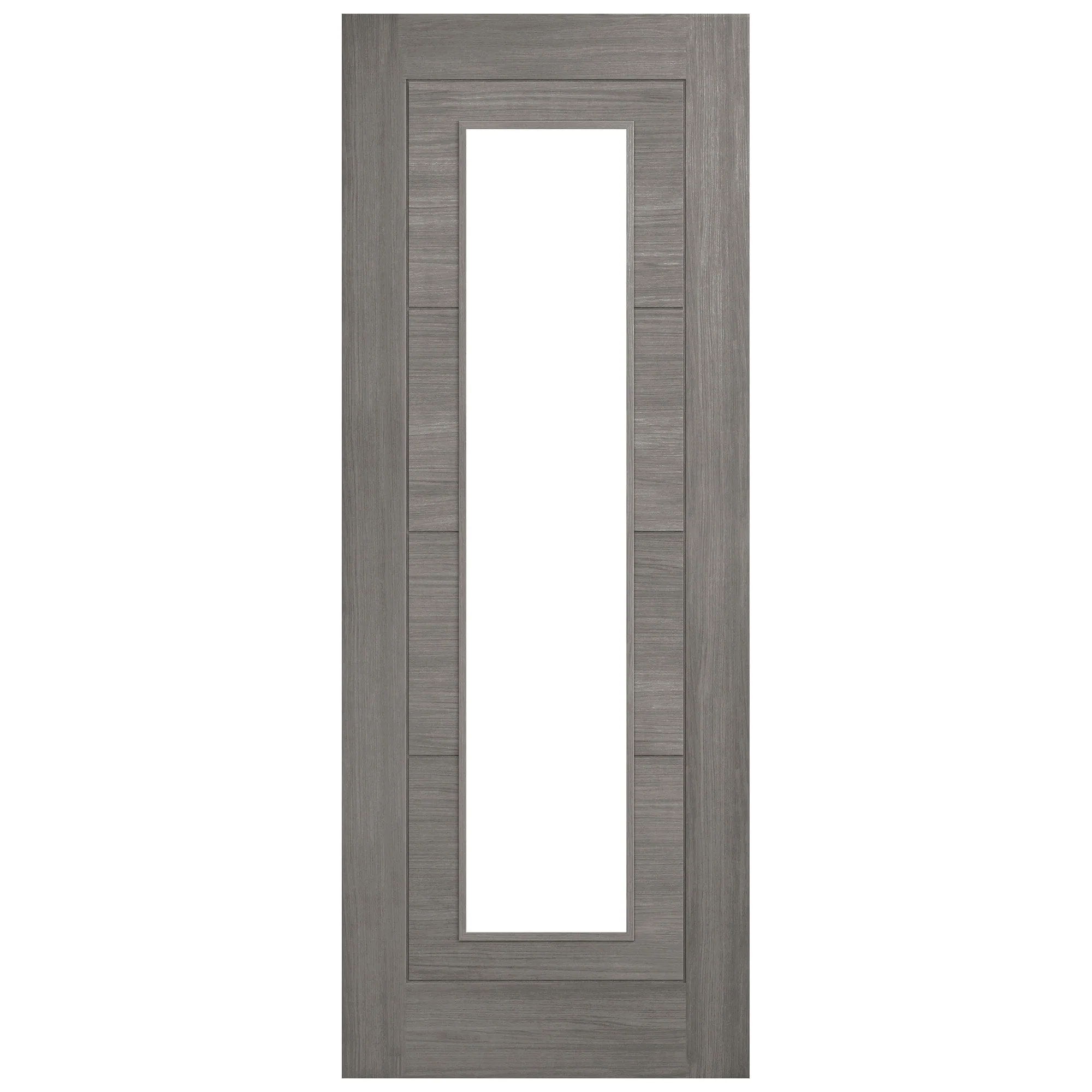 Light Grey Fully Finished Internal Endure Laminate Ladder Clear Glass Door (121999) - Image 3