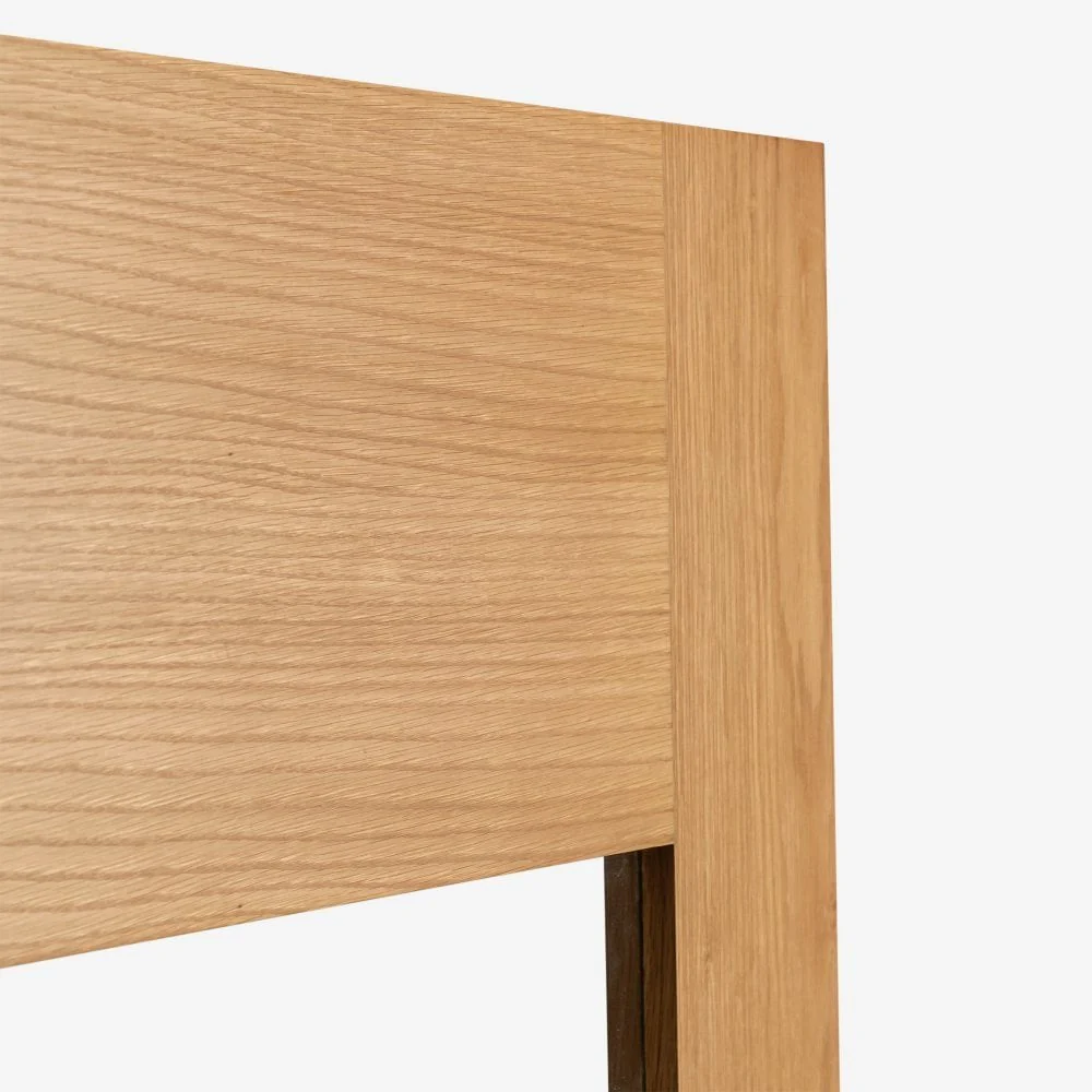 Oak Internal Fully Finished Edison 7 Panel 3 Light Clear Glass Made-to-Measure Door (120478) - Image 5