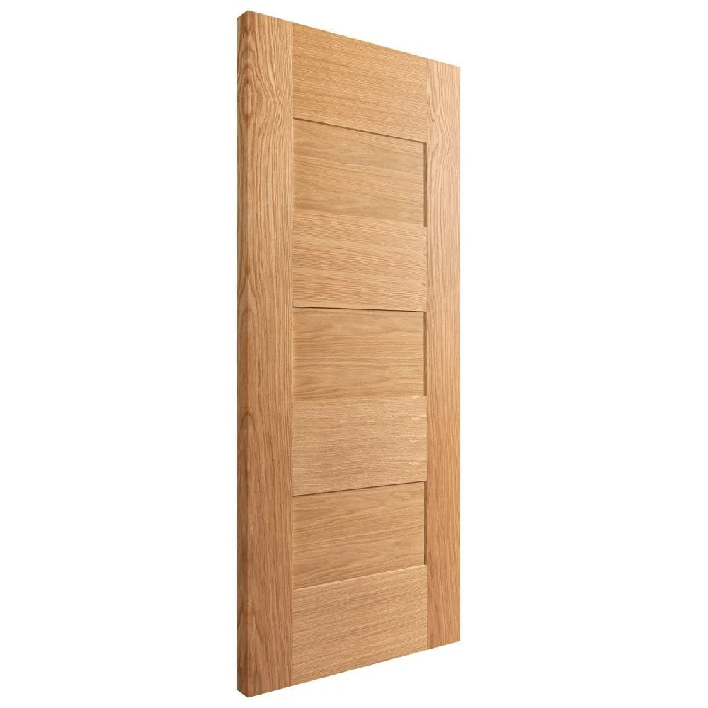 Oak Internal Fully Finished Edison 7 Panel Made-to-Measure Door (120479) - Image 2