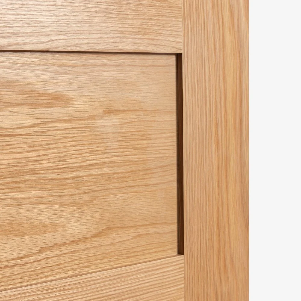 Oak Internal Fully Finished Edison 7 Panel Made-to-Measure Door (120479) - Image 6