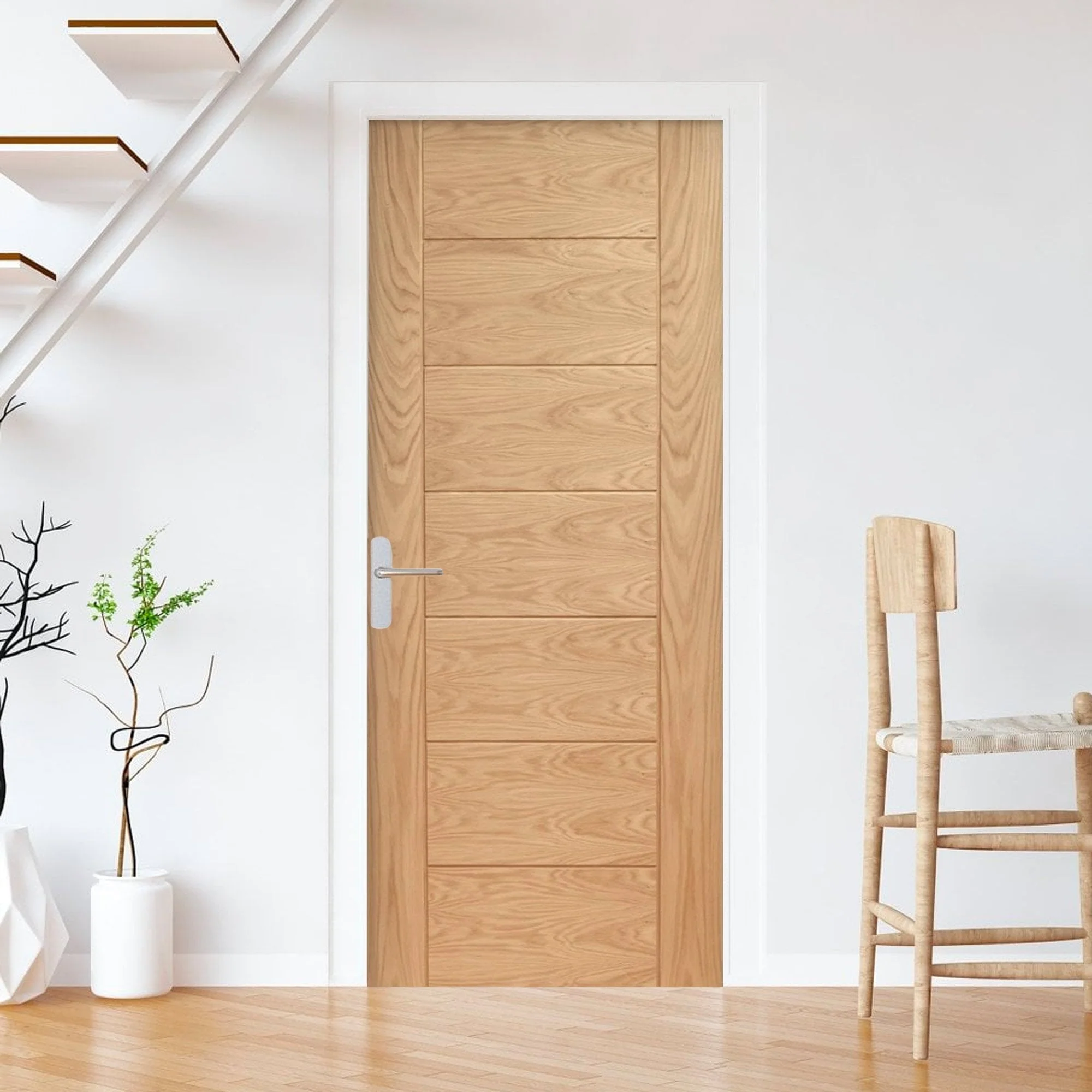 Oak Internal Fully Finished Pedrena Made-to-Measure Door (120485)