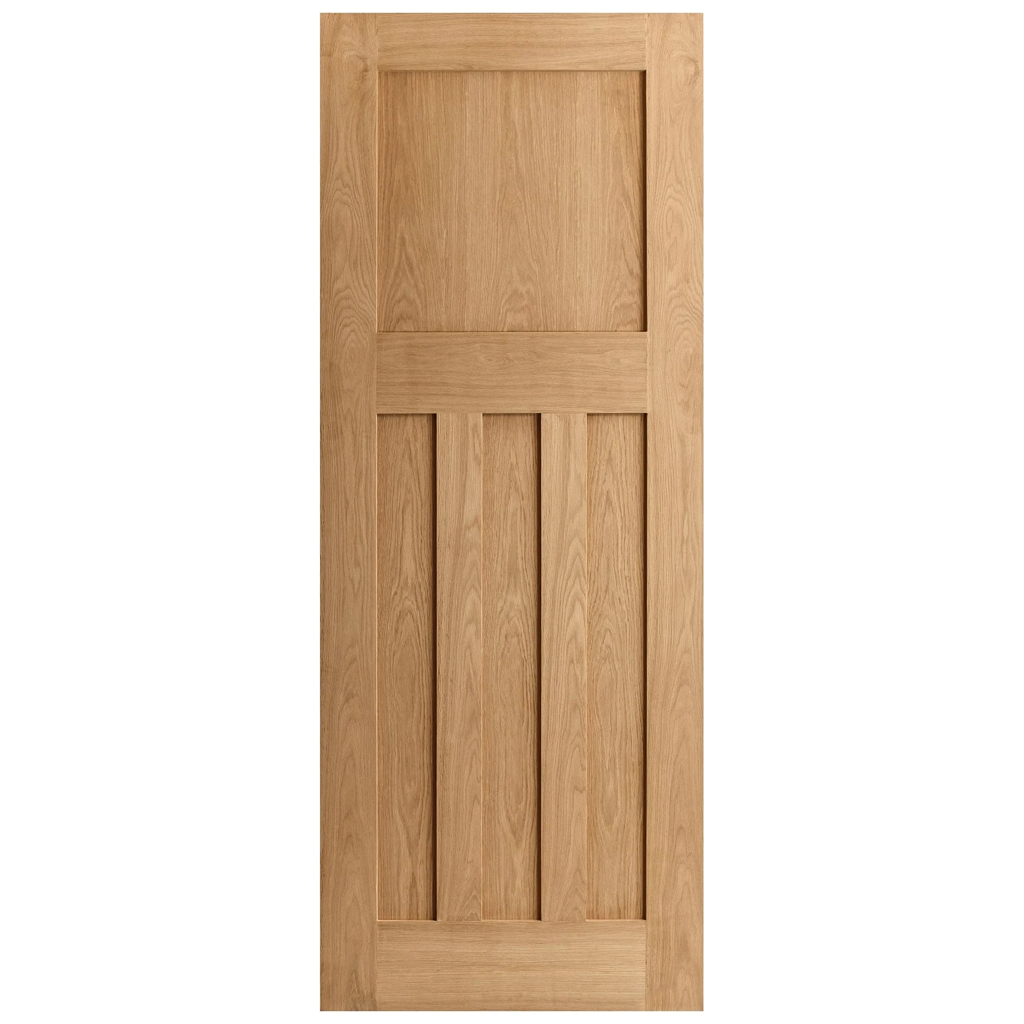 Oak Internal Unfinished 1930's DX 4 Panel Door - Image 3