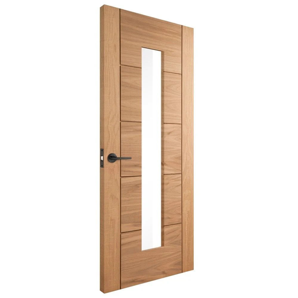 Oak Internal Unfinished Parma 1 Light Obscure Glass Made-to-Measure Door (121922) - Image 3