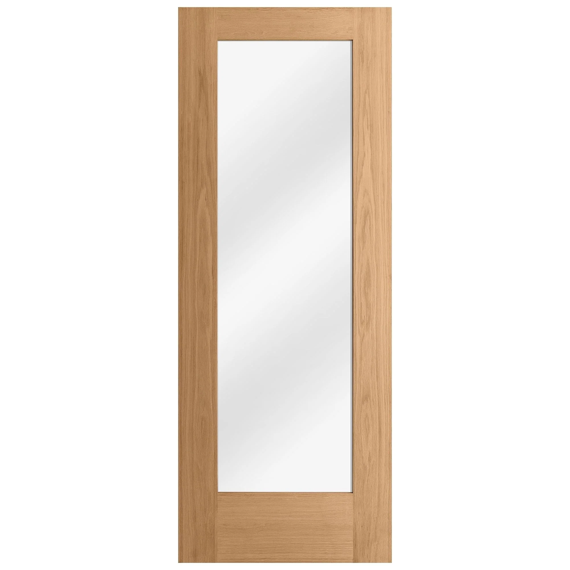 Oak Internal Unfinished Pattern 10 1 Light Clear Glass Made-to-Measure Door (120464) - Image 3