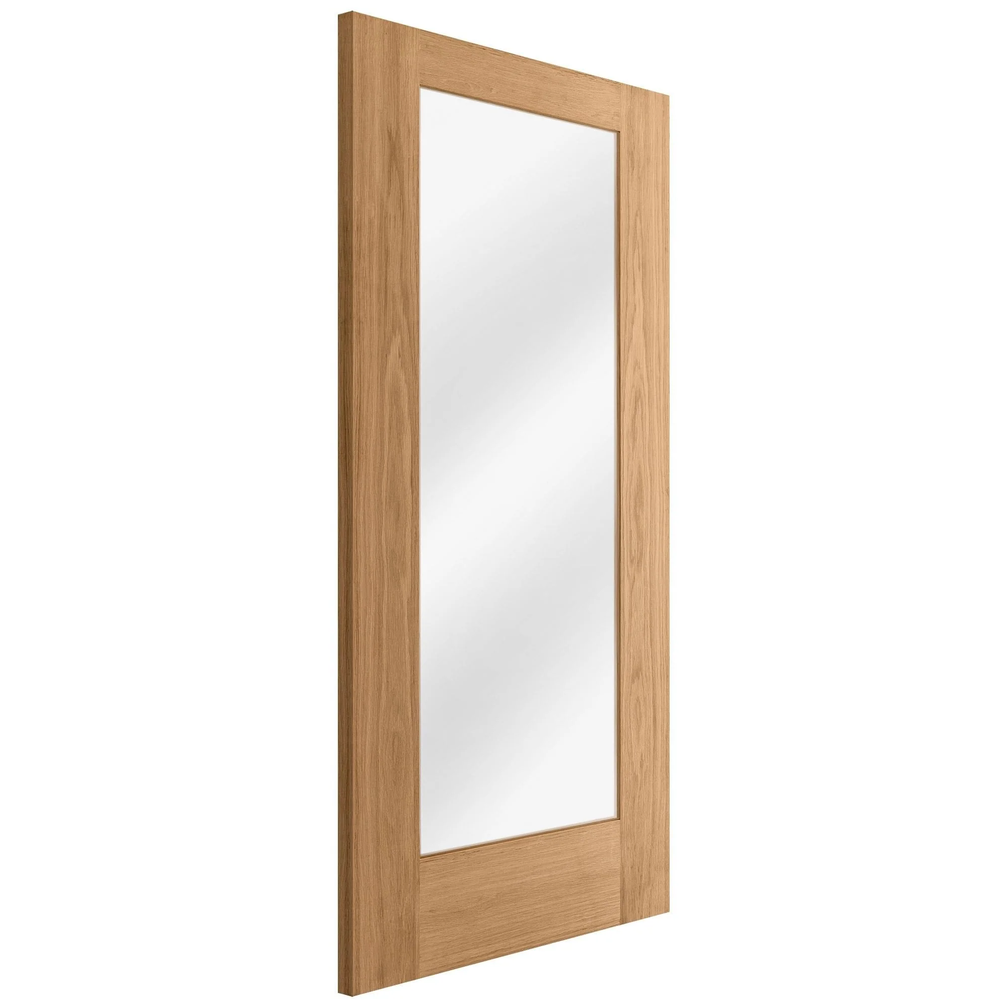 Oak Internal Unfinished Pattern 10 1 Light Clear Glass Made-to-Measure Door (120464) - Image 4