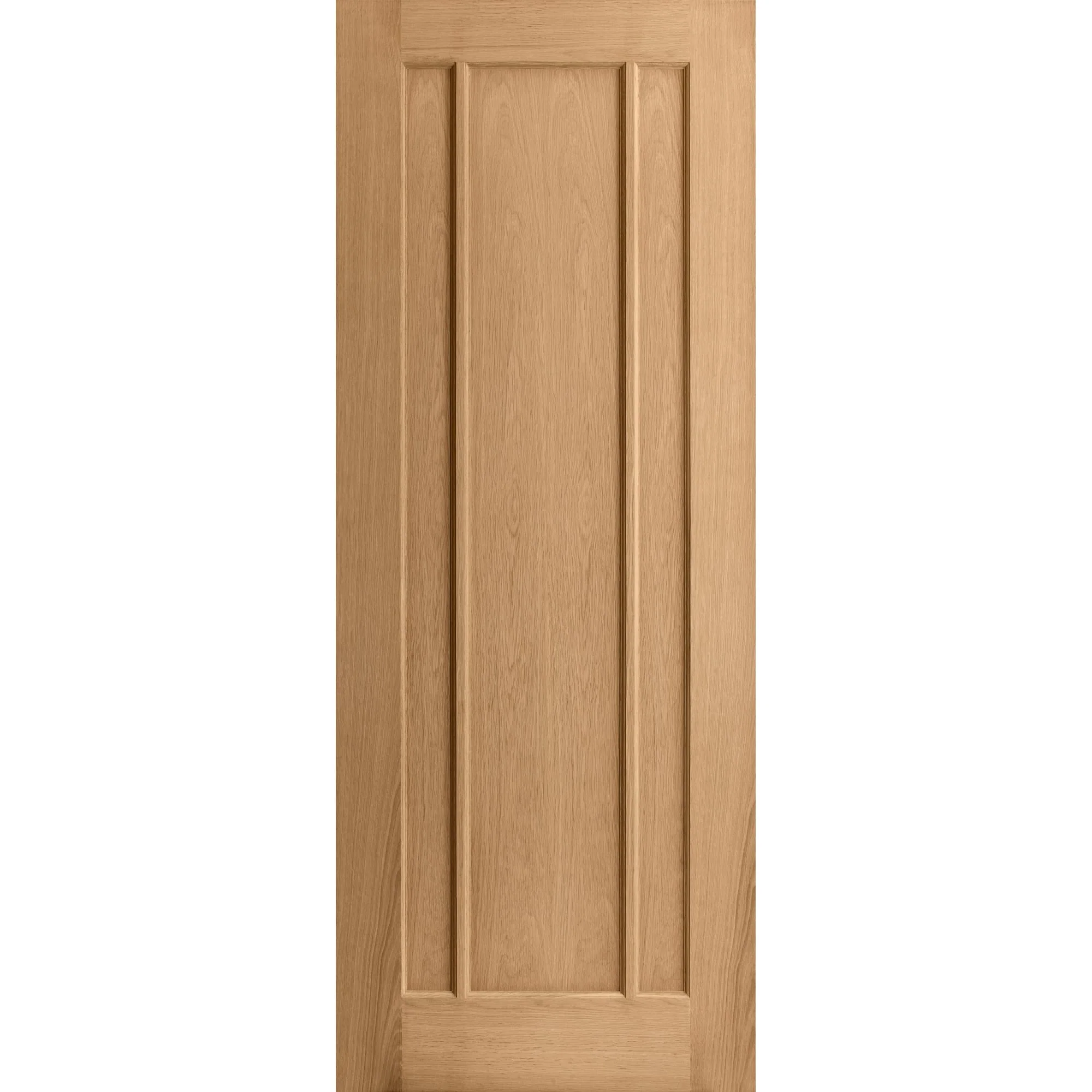 Oak Internal Unfinished Toledo 3 Panel FD30 Fire Door (51748) - Image 3
