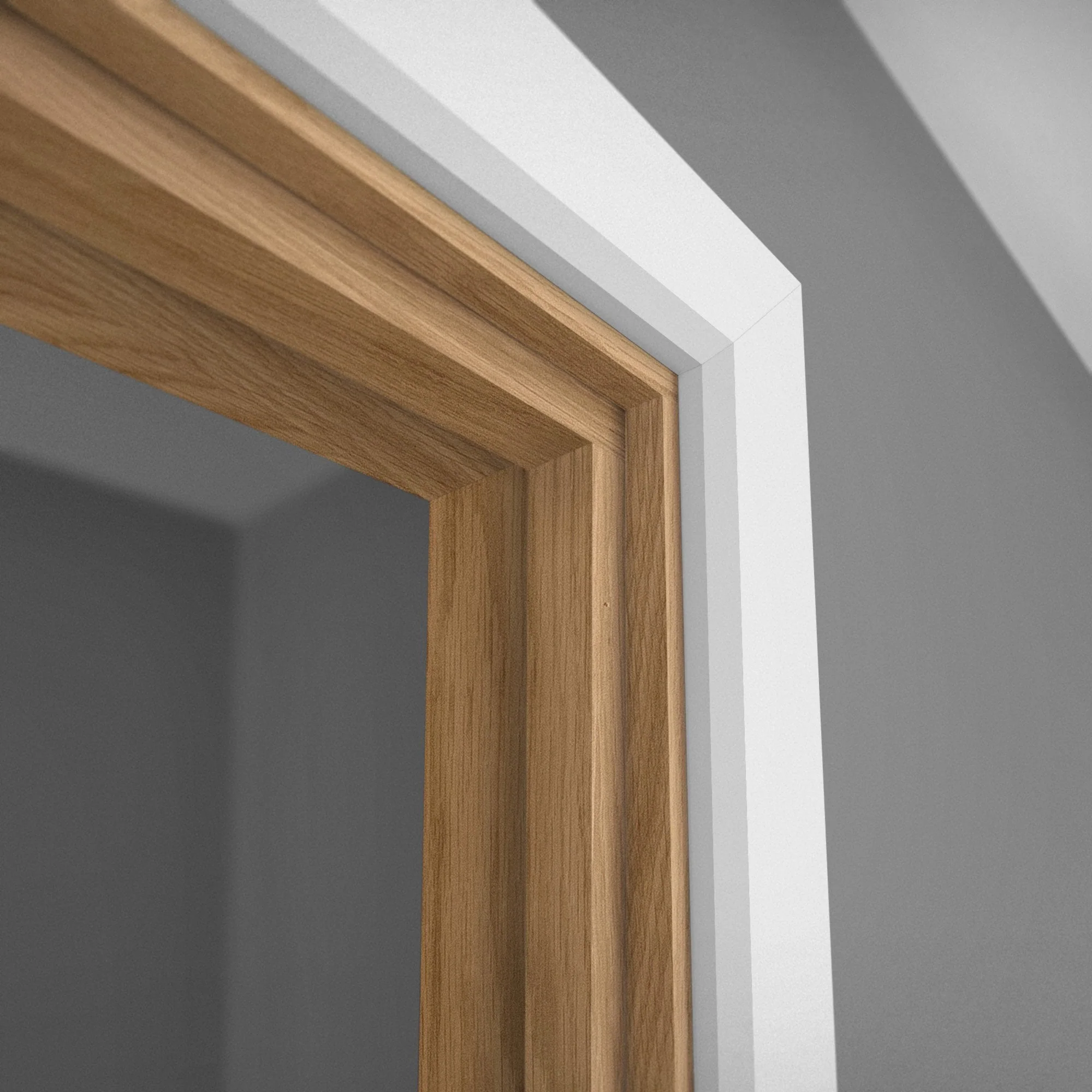 Oak Veneer Internal Unfinished Door Lining (120635) - Image 2