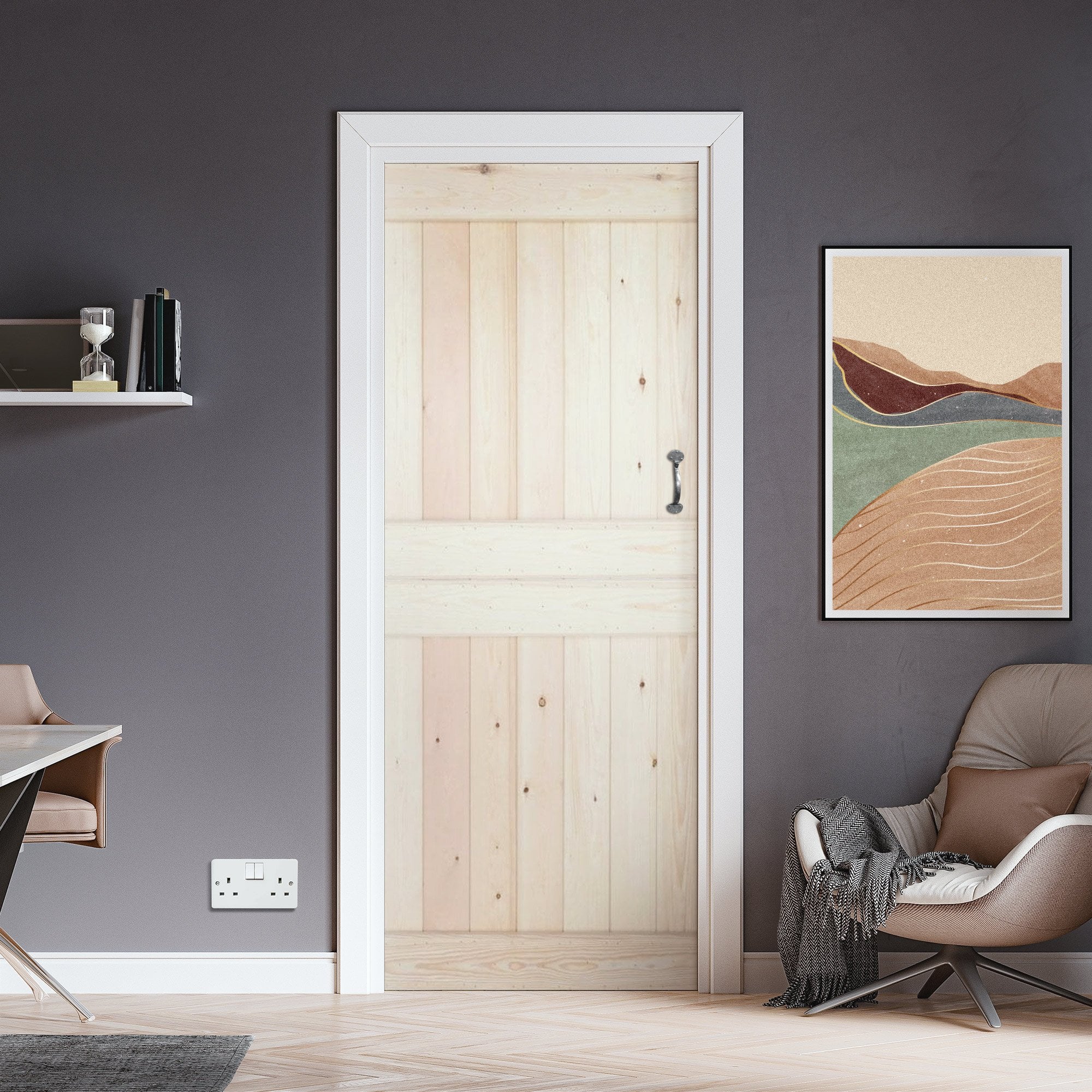 Scandinavian Pine Internal Unfinished Grange Solid Made-to-Measure Stable Door (124114)
