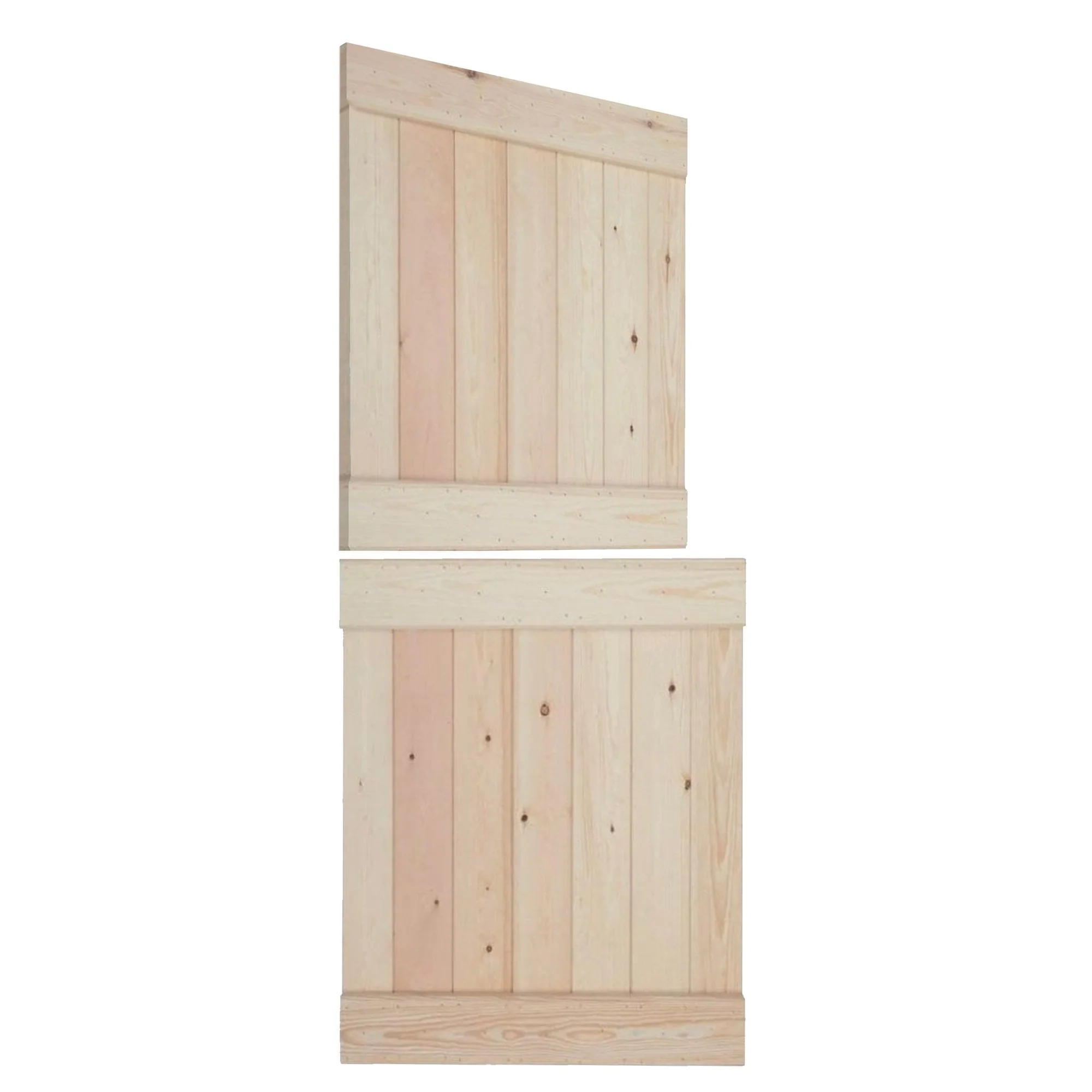 Scandinavian Pine Internal Unfinished Grange Solid Made-to-Measure Stable Door (124114) - Image 2