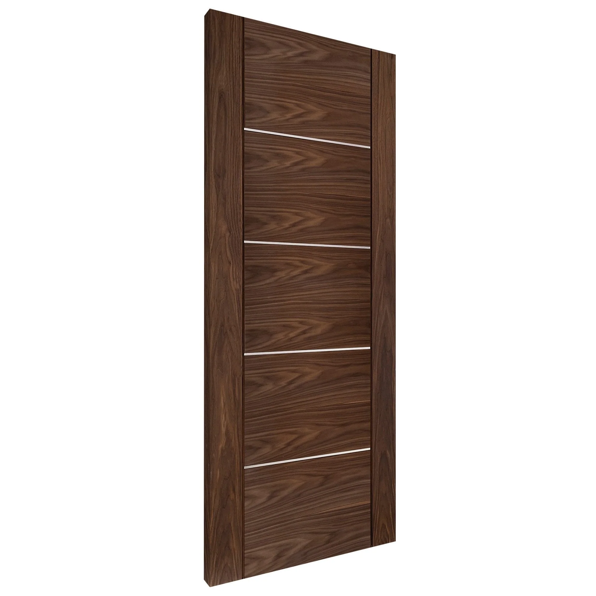Walnut Internal Fully Finished Venice 5 Panel Made-to-Measure Door (120552) - Image 2