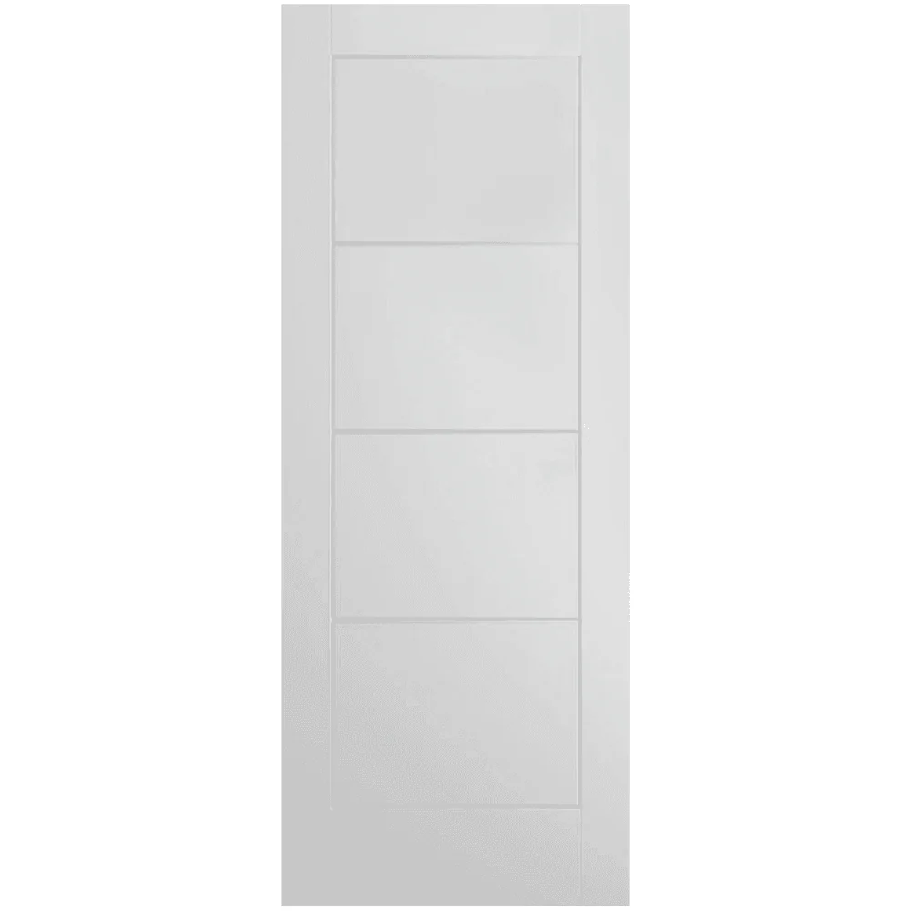 White Internal Moulded Smooth Lifestyle Ladder FD30 Fire Door - Image 3