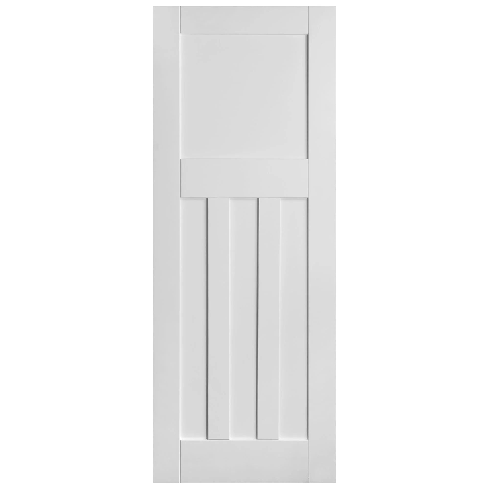 White Internal Primed 1930's DX 4 Panel Made-to-Measure Door (120493) - Image 3