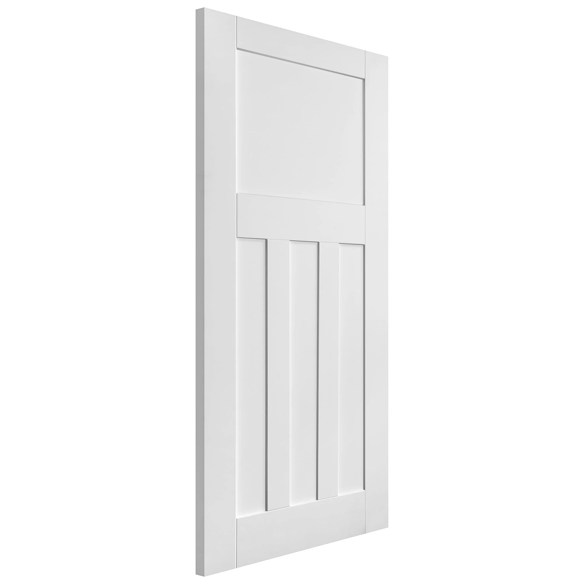 White Internal Primed 1930's DX 4 Panel Made-to-Measure Door (120493) - Image 4