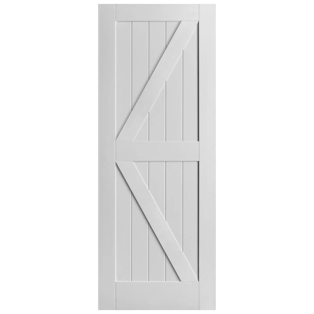 White Internal Primed Barn FLB FD30 Fire Door - Image 3