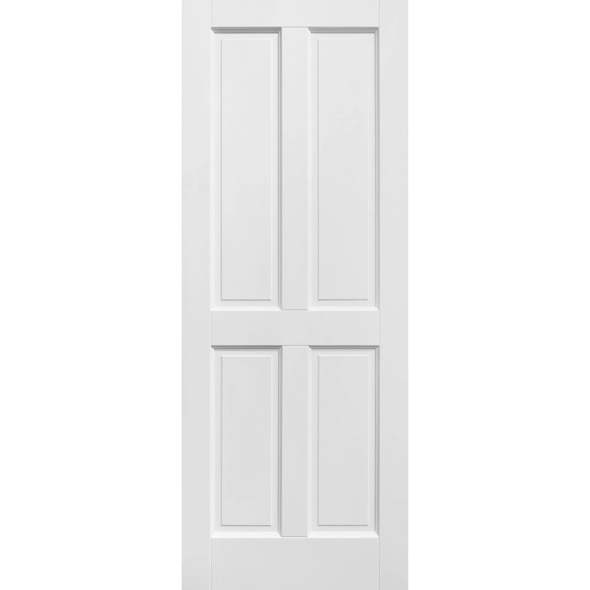 White Internal Primed Berkeley 4 Panel Made-to-Measure Door (120503) - Image 3
