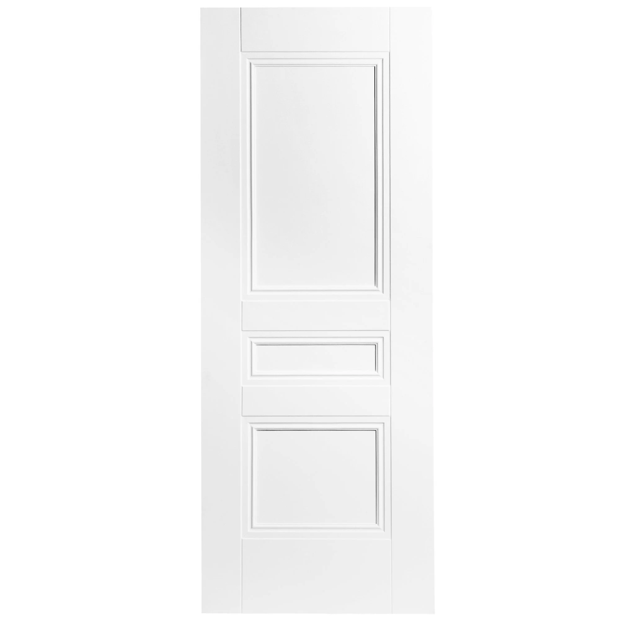 White Internal Primed Elegance Henley 3 Panel Made-to-Measure Door (120508) - Image 2