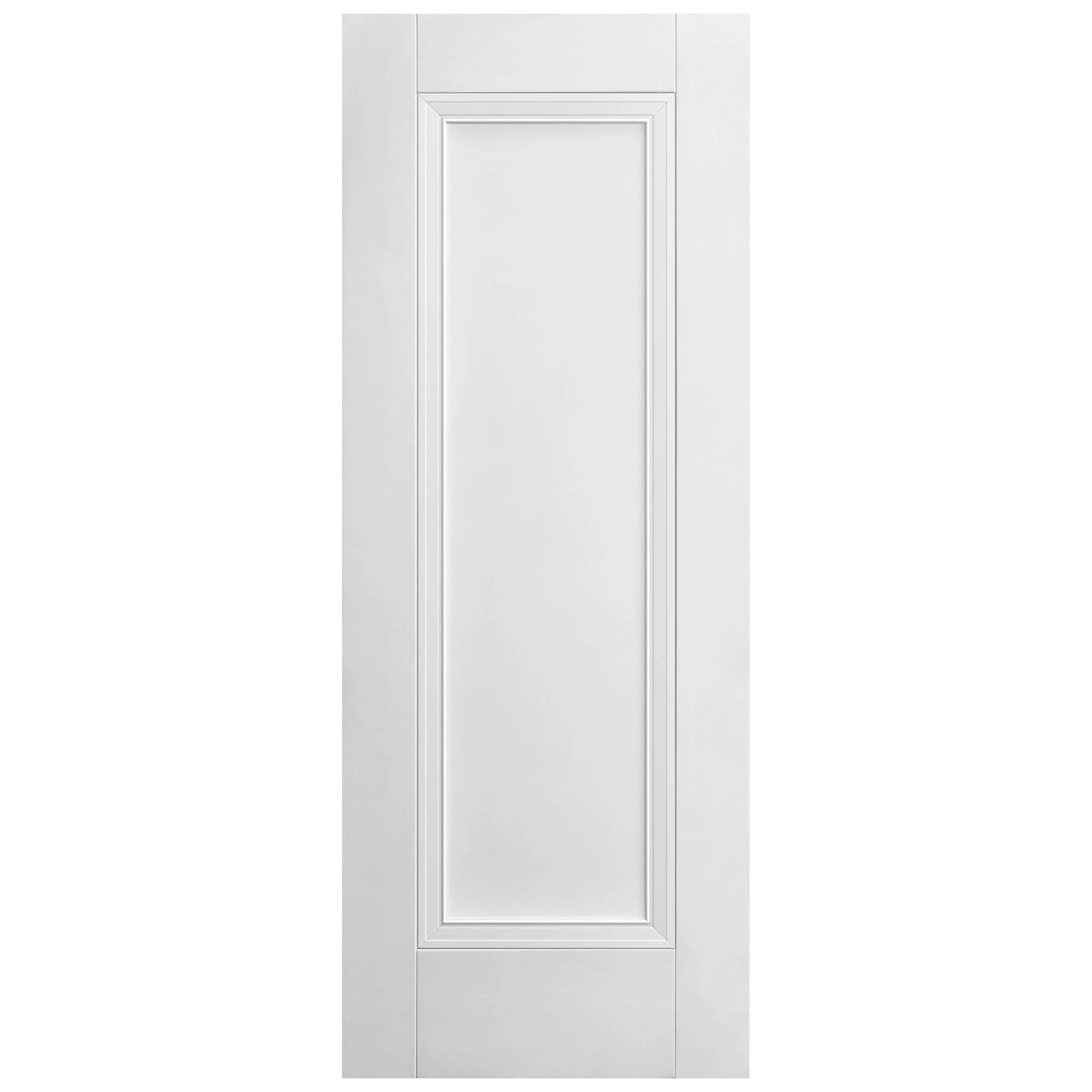 White Internal Primed Elegance Lancaster 1 Panel Door (76318) - Image 3