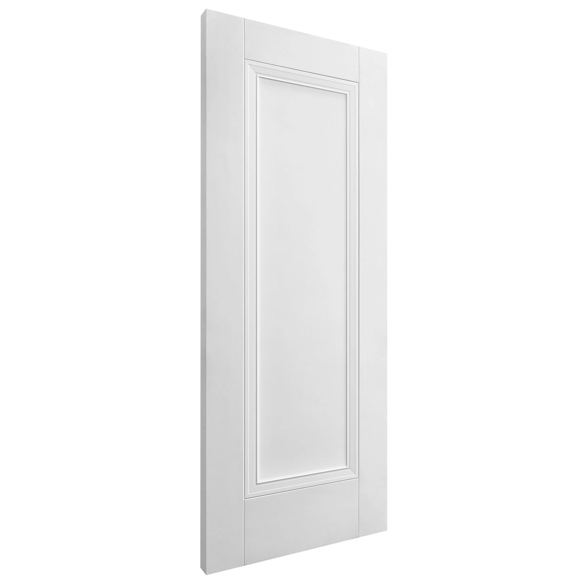 White Internal Primed Elegance Lancaster 1 Panel Made-to-Measure Door (120511) - Image 2