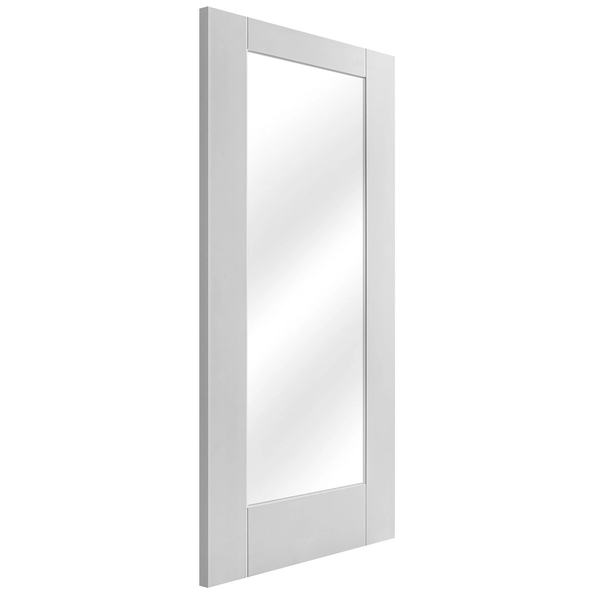 White Internal Primed Pattern 10 1 Light Clear Glass Made-to-Measure Door (120516) - Image 4