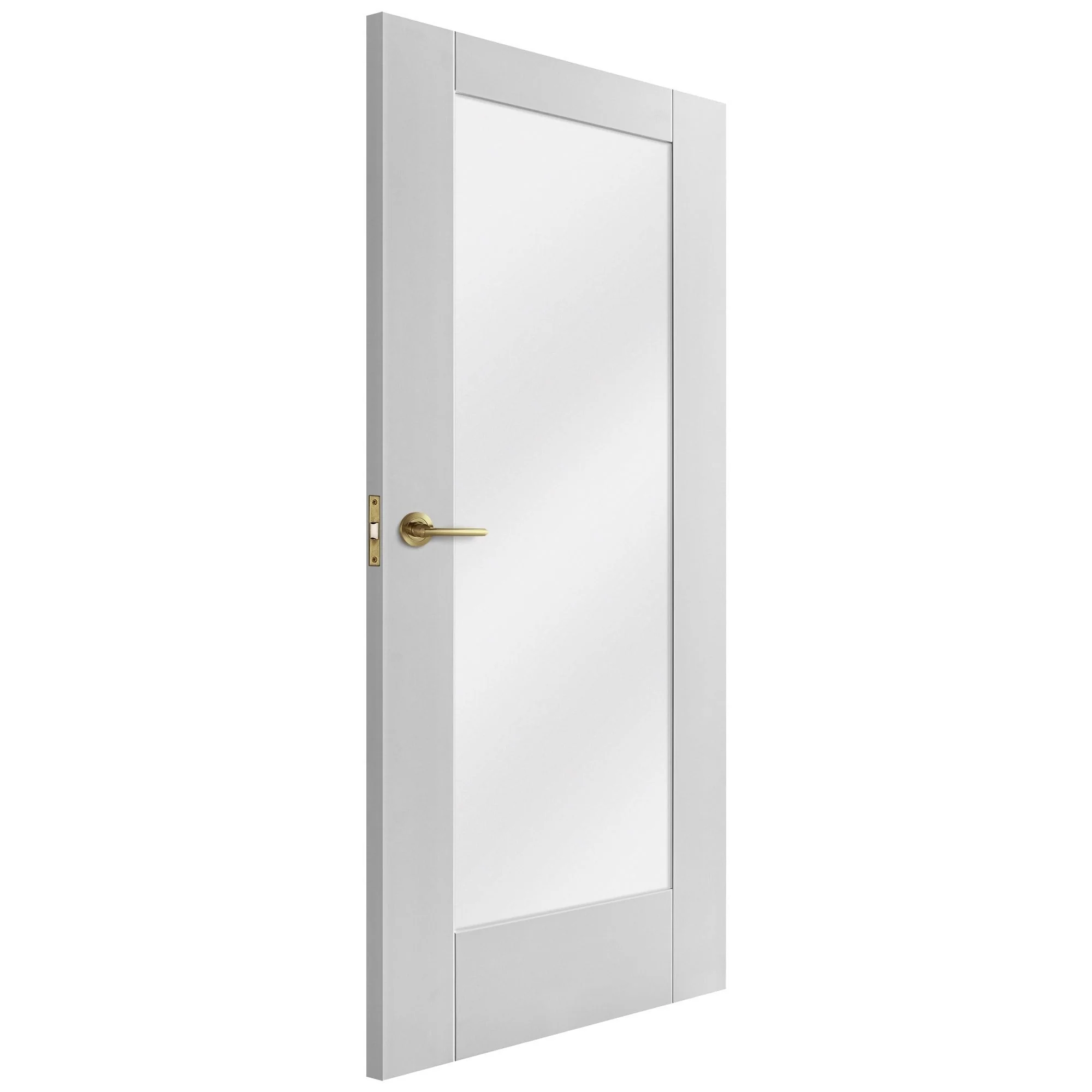 White Internal Primed Pattern 10 1 Light Obscure Glass Made-to-Measure Door (120517) - Image 2
