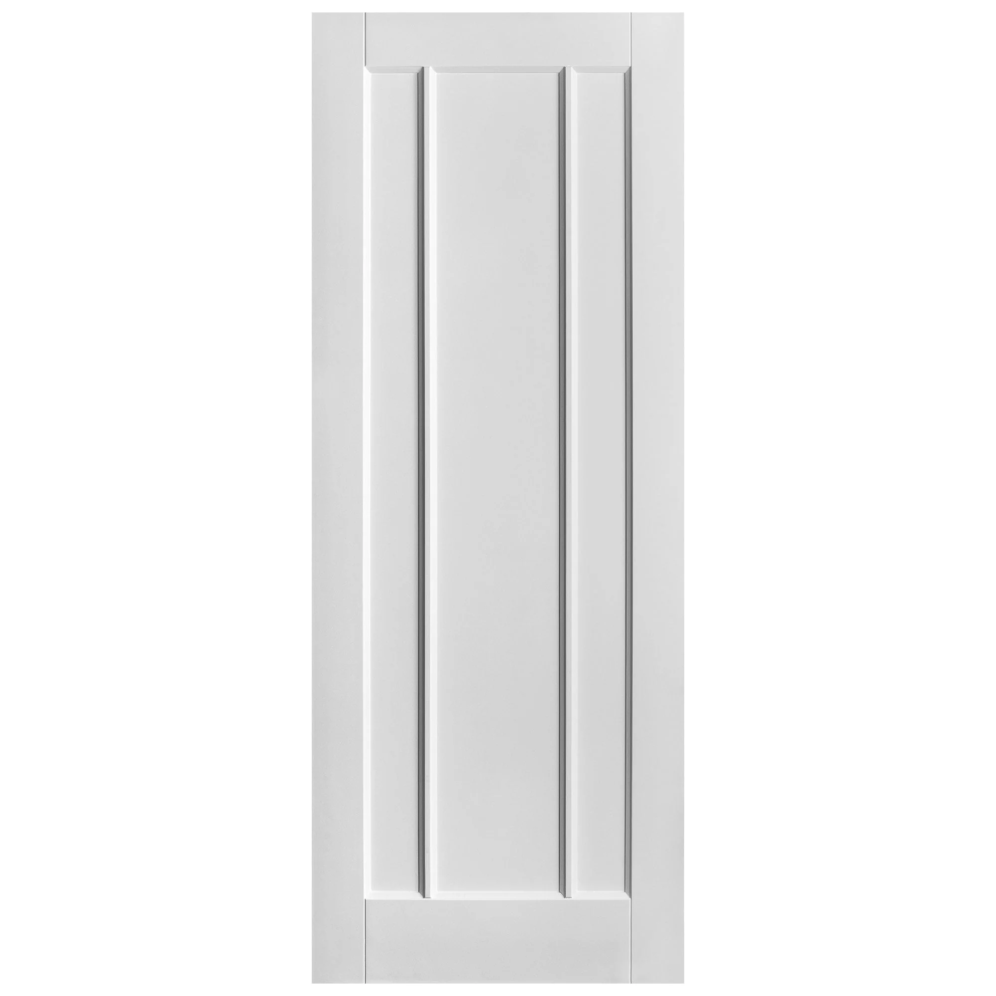 White Internal Primed Toledo 3 Panel Door (51788) - Image 3
