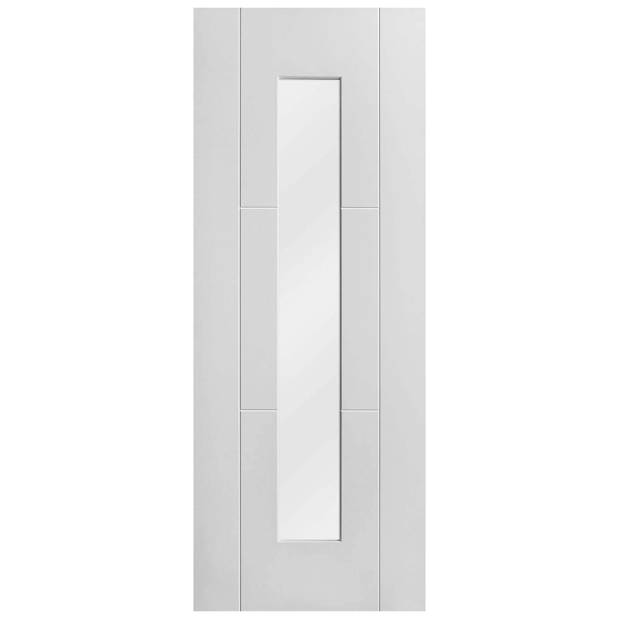 White Internal Primed Trent 1 Light Obscure Glass Door - Image 3