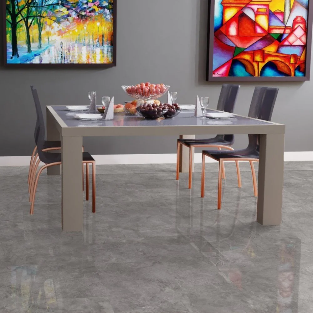 Agios Cinzento - Lustre Stone 8mm High Gloss Laminate Flooring (91931) - Image 6