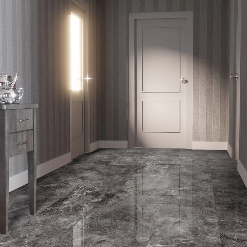 Agios Scuro - Lustre Stone 8mm High Gloss Laminate Flooring (91933) - Image 4