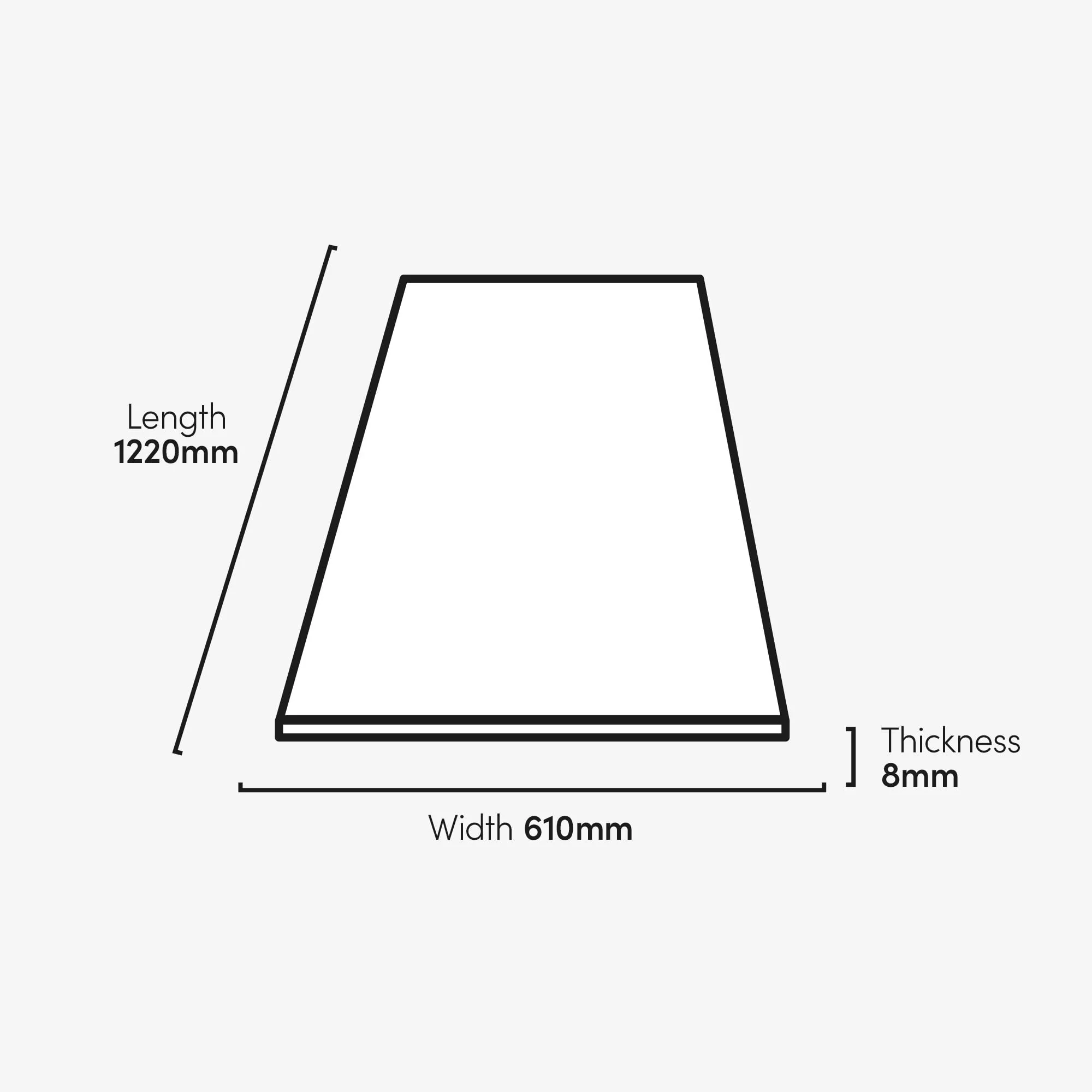 Black - Lustre Flawless 8mm High Gloss Laminate Flooring (69725) - Image 5