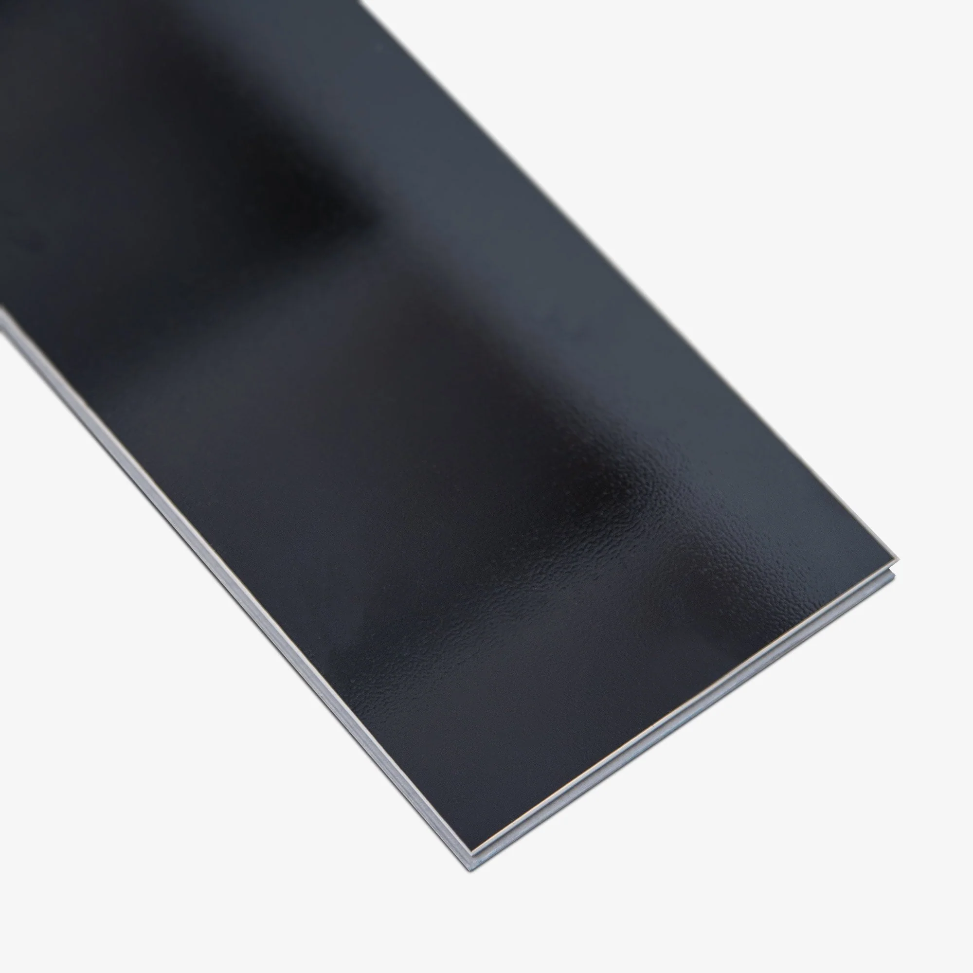 Black - Lustre Herrringbone 6mm High Gloss Luxury Vinyl Flooring (122978) - Image 5