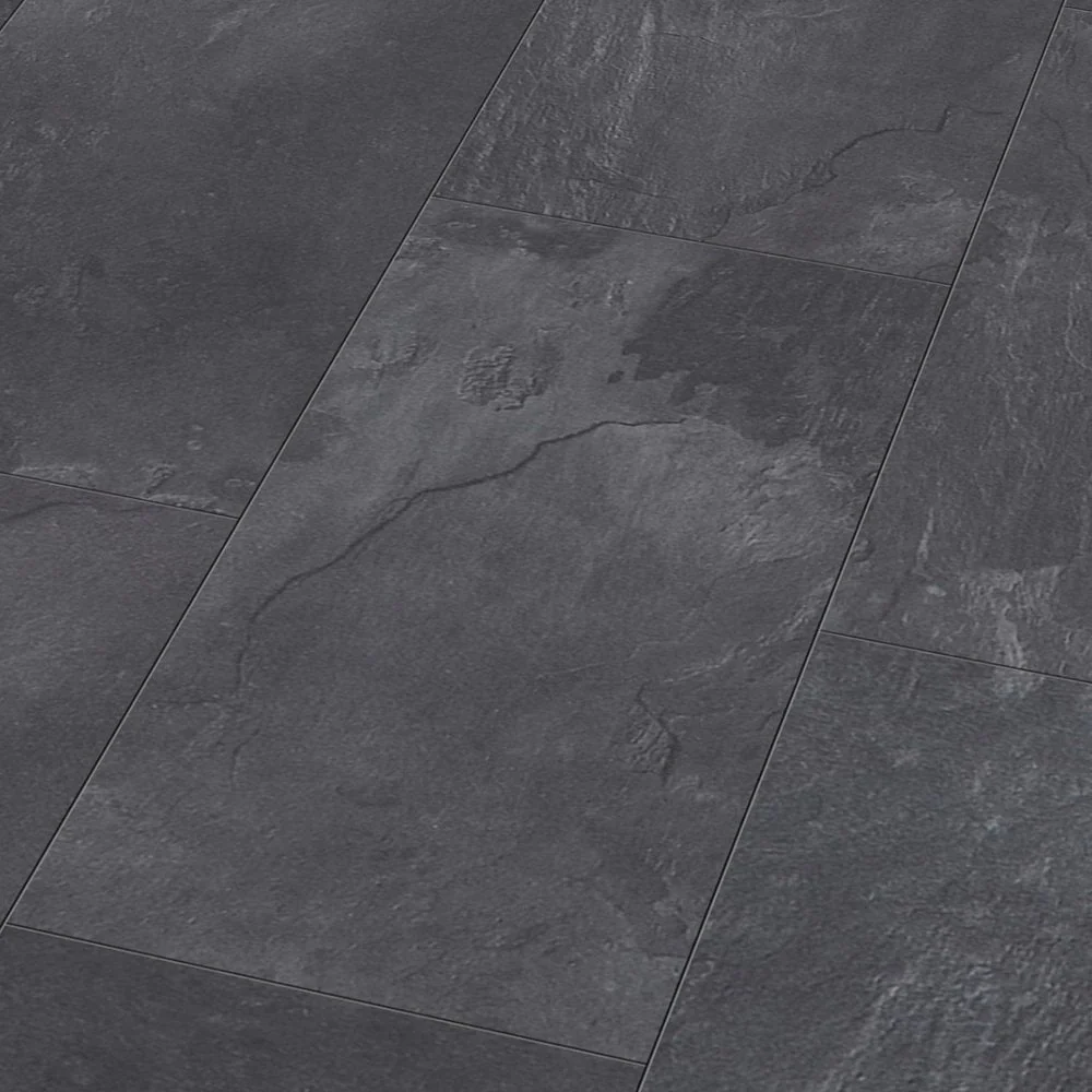Black Slate - Universo Water-Resistant 8mm Water-Resistant Laminate Flooring (113494) - Image 2