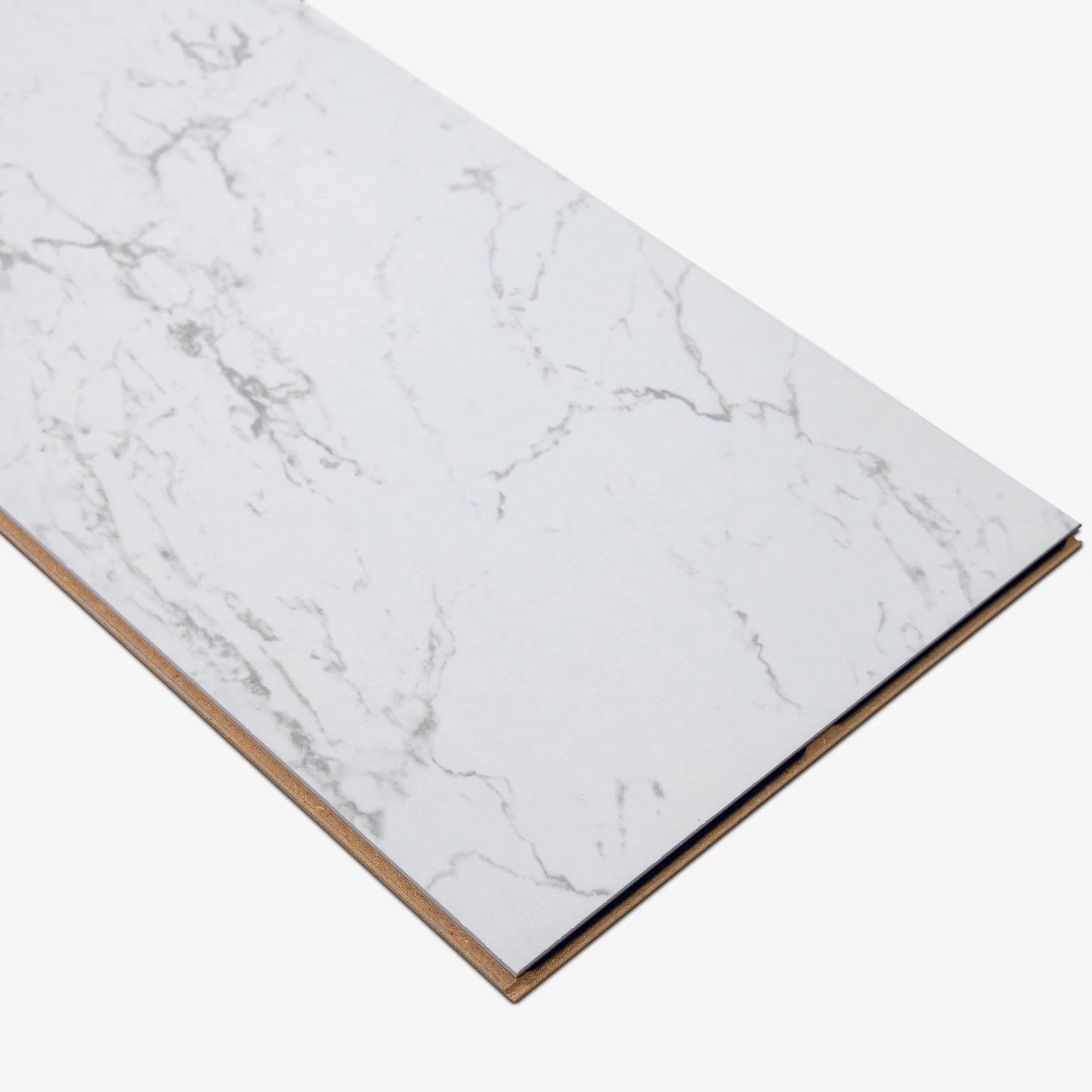 Carrara Marble - Lustre Stone 8mm High Gloss Laminate Flooring - Image 7