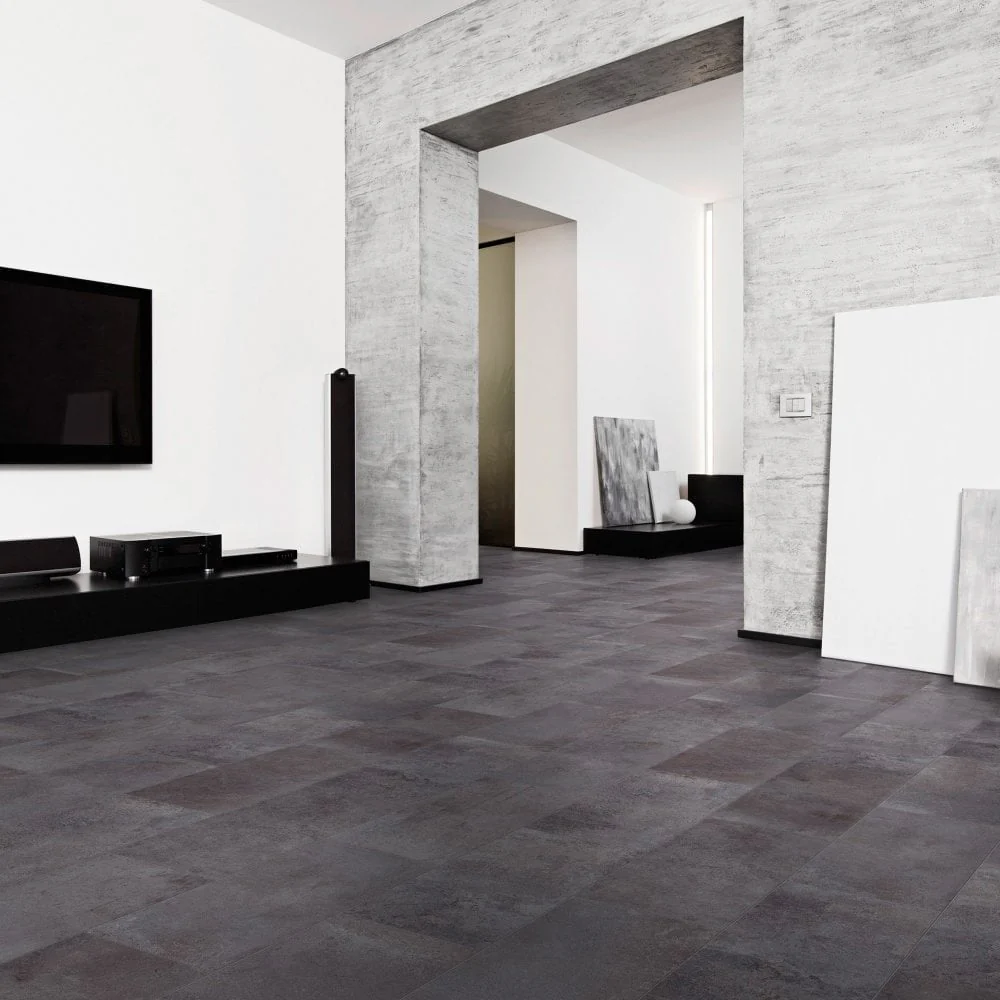Clean Blue Slate - Universo Water-Resistant 8mm Water-Resistant Laminate Flooring - Image 3