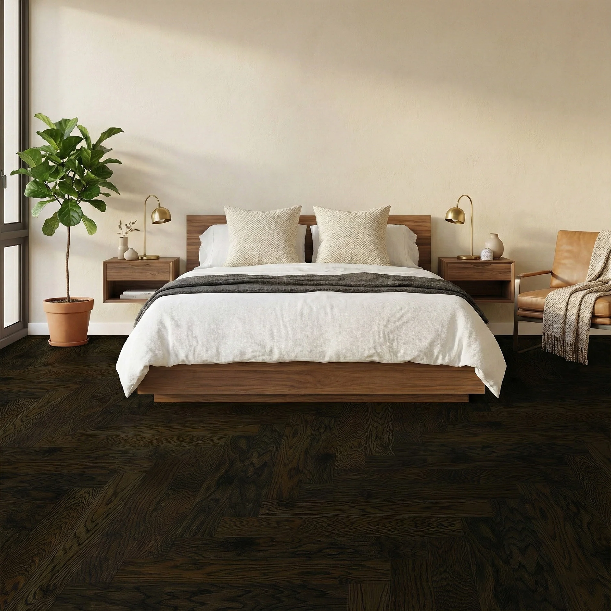 Dark Oak - 18mm Brushed & Oiled Sample (LIBSOHB18x90DAR2) - Image 2